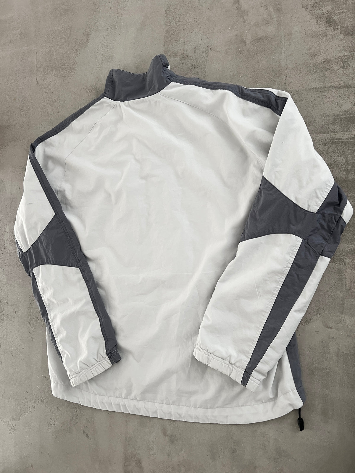 GREY NIKE TRACK JACKET - 2000S - XL