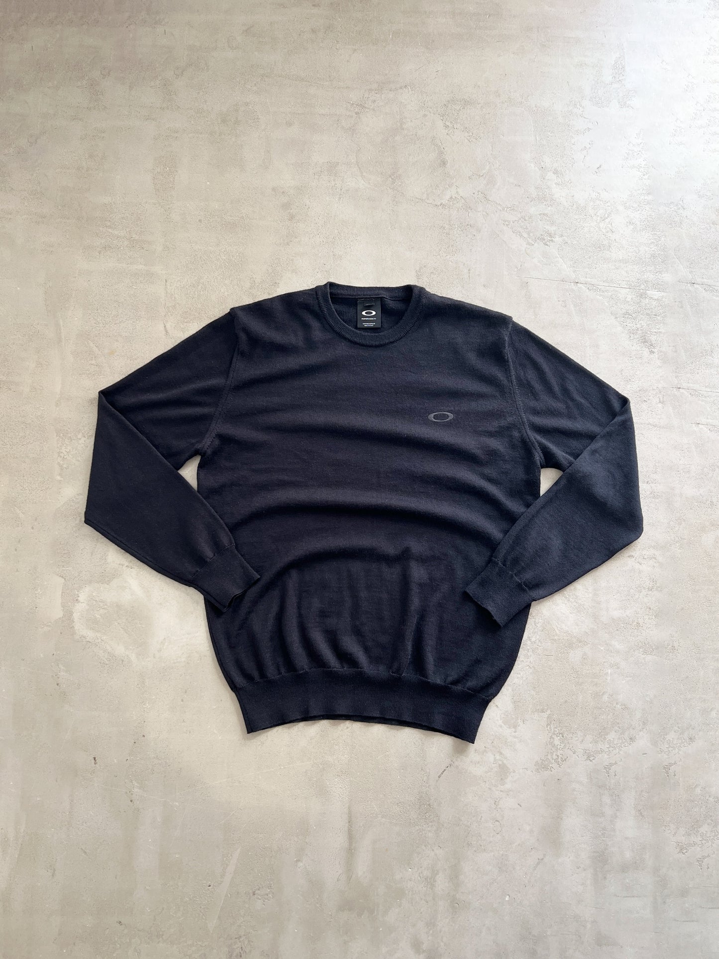 BLACK OAKLEY KNIT SWEATER - 2000S - M/S