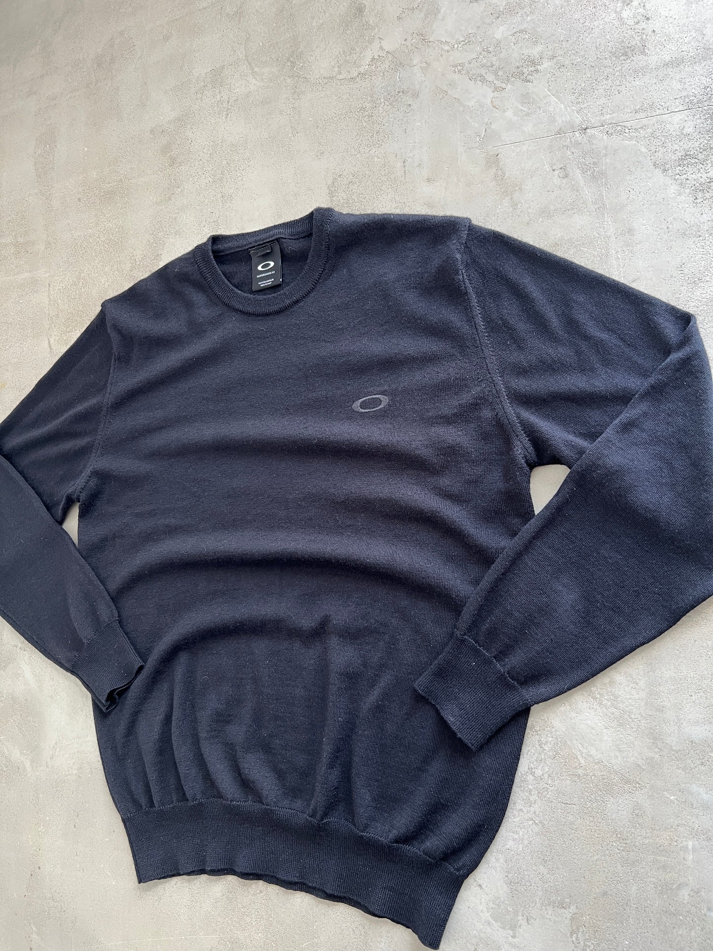 BLACK OAKLEY KNIT SWEATER - 2000S - M/S