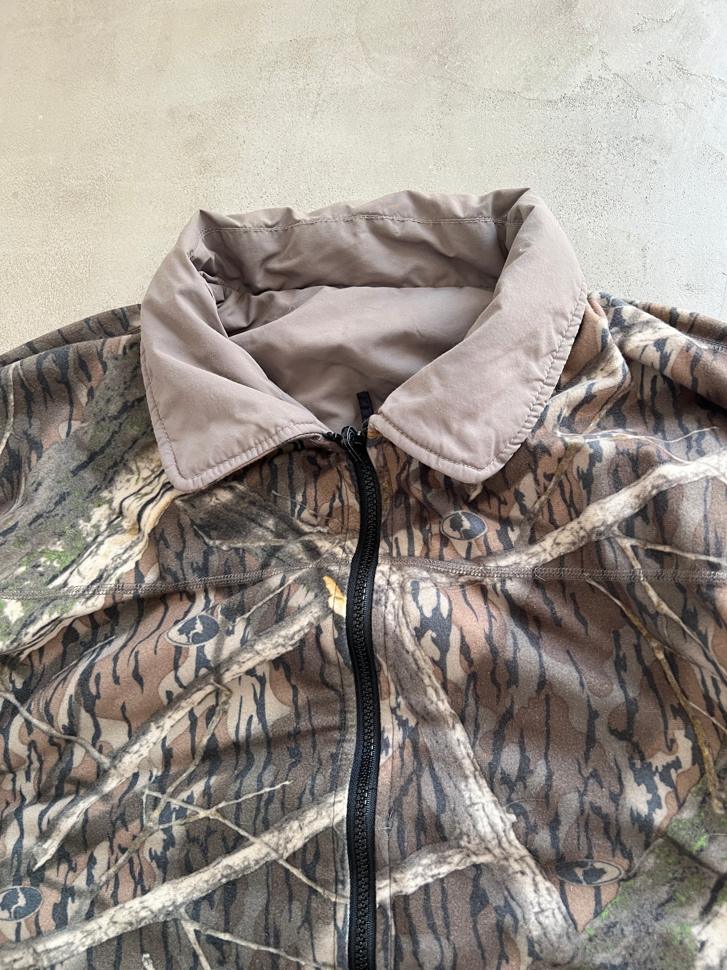 REALTREE 2 SIDE FLEECE JACKET - 2000S - M/L