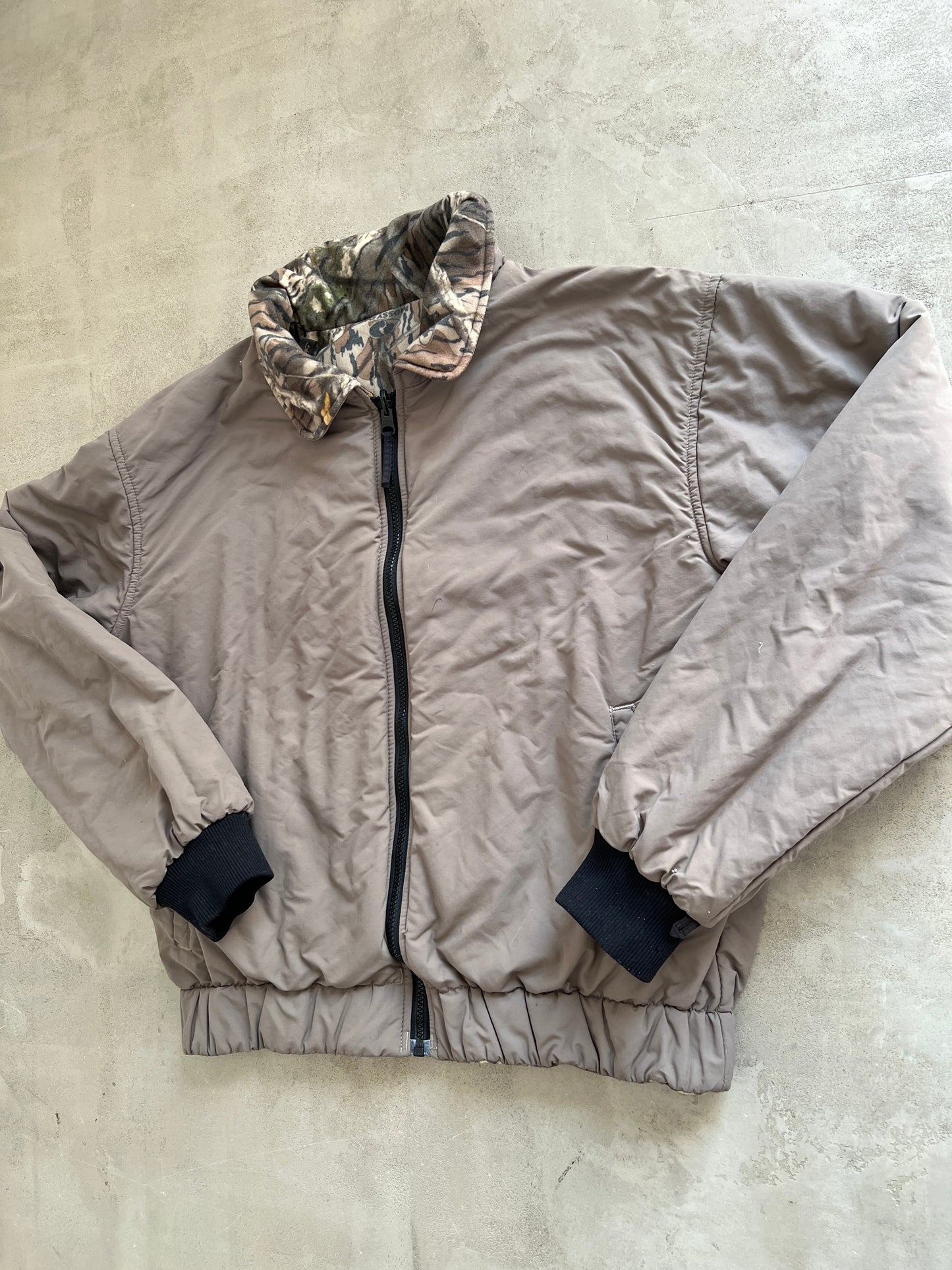 REALTREE 2 SIDE FLEECE JACKET - 2000S - M/L