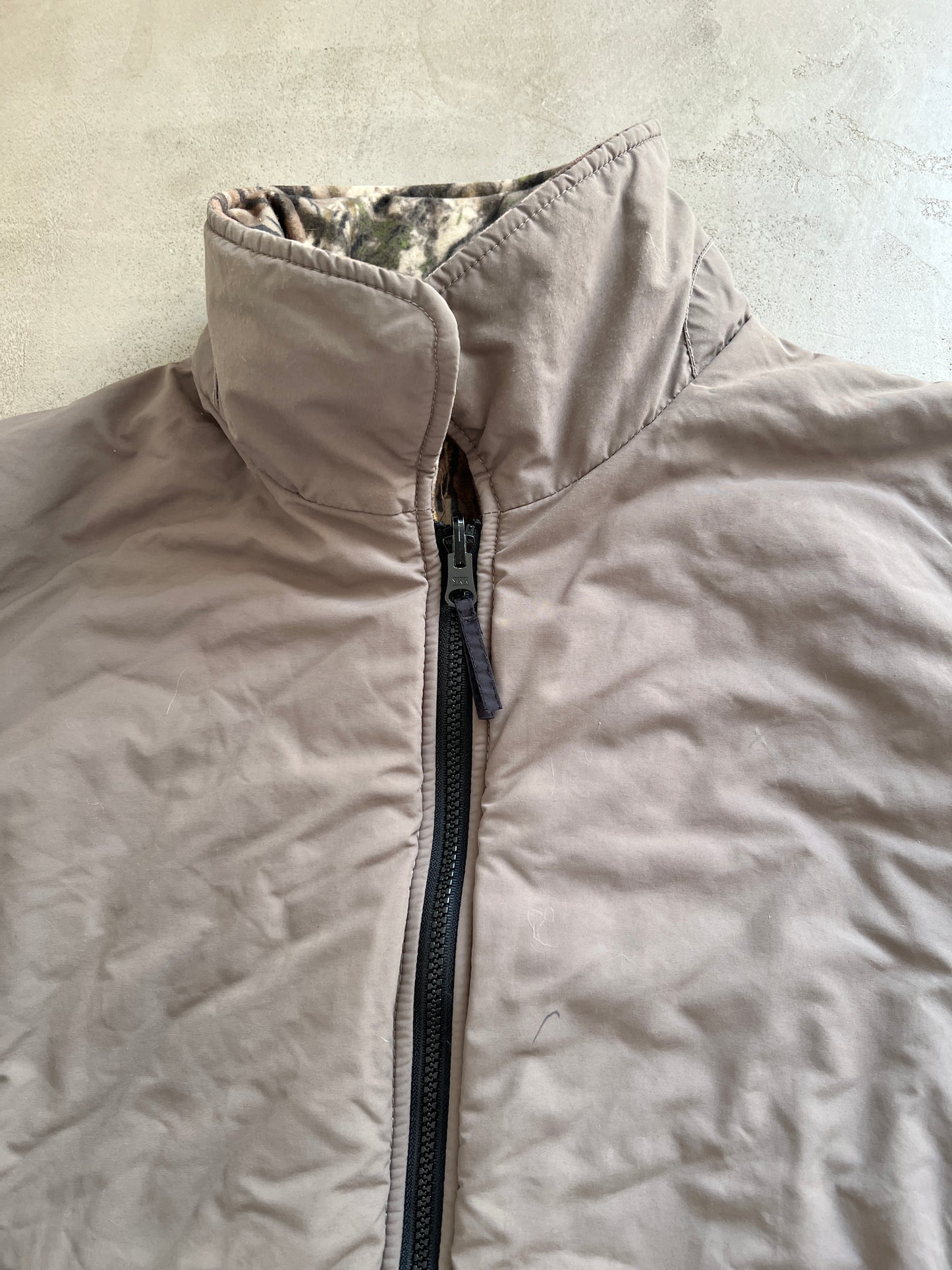 REALTREE 2 SIDE FLEECE JACKET - 2000S - M/L