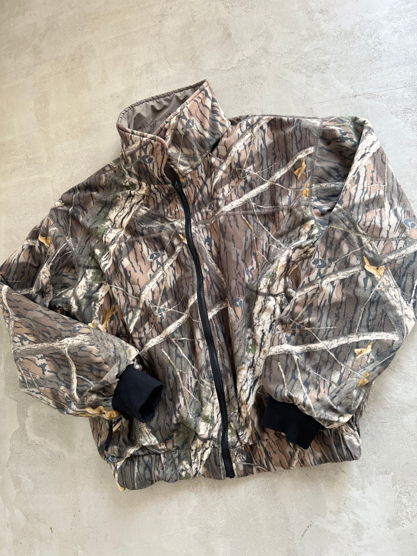 REALTREE 2 SIDE FLEECE JACKET - 2000S - M/L