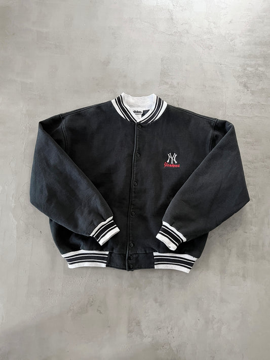 BLACK YANKEES JACKET - 1990S - L
