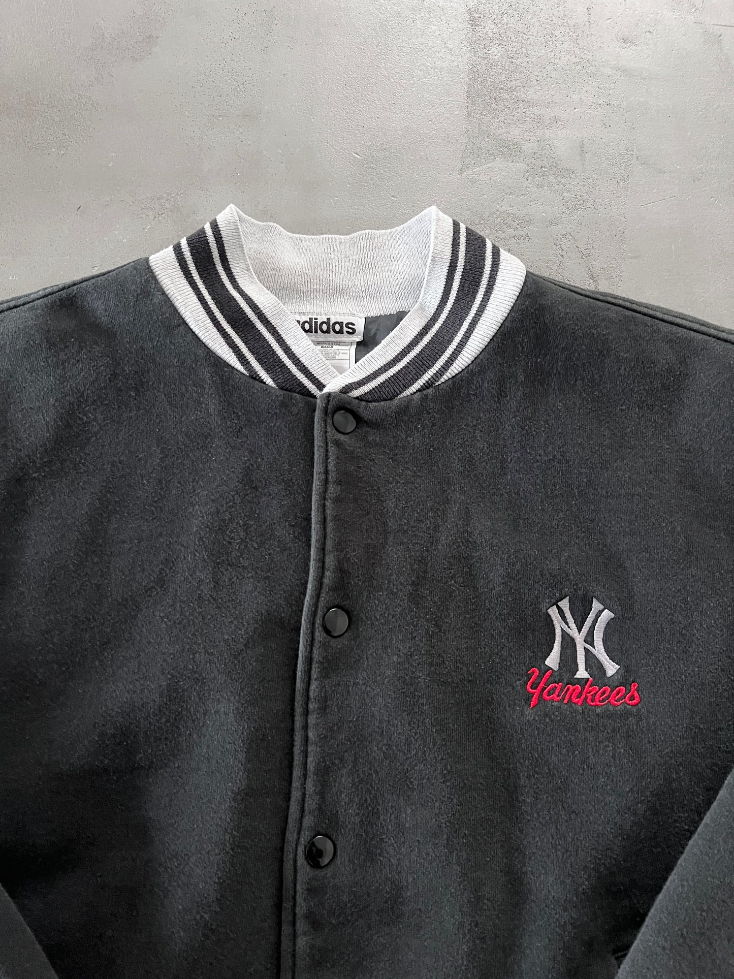 BLACK YANKEES JACKET - 1990S - L