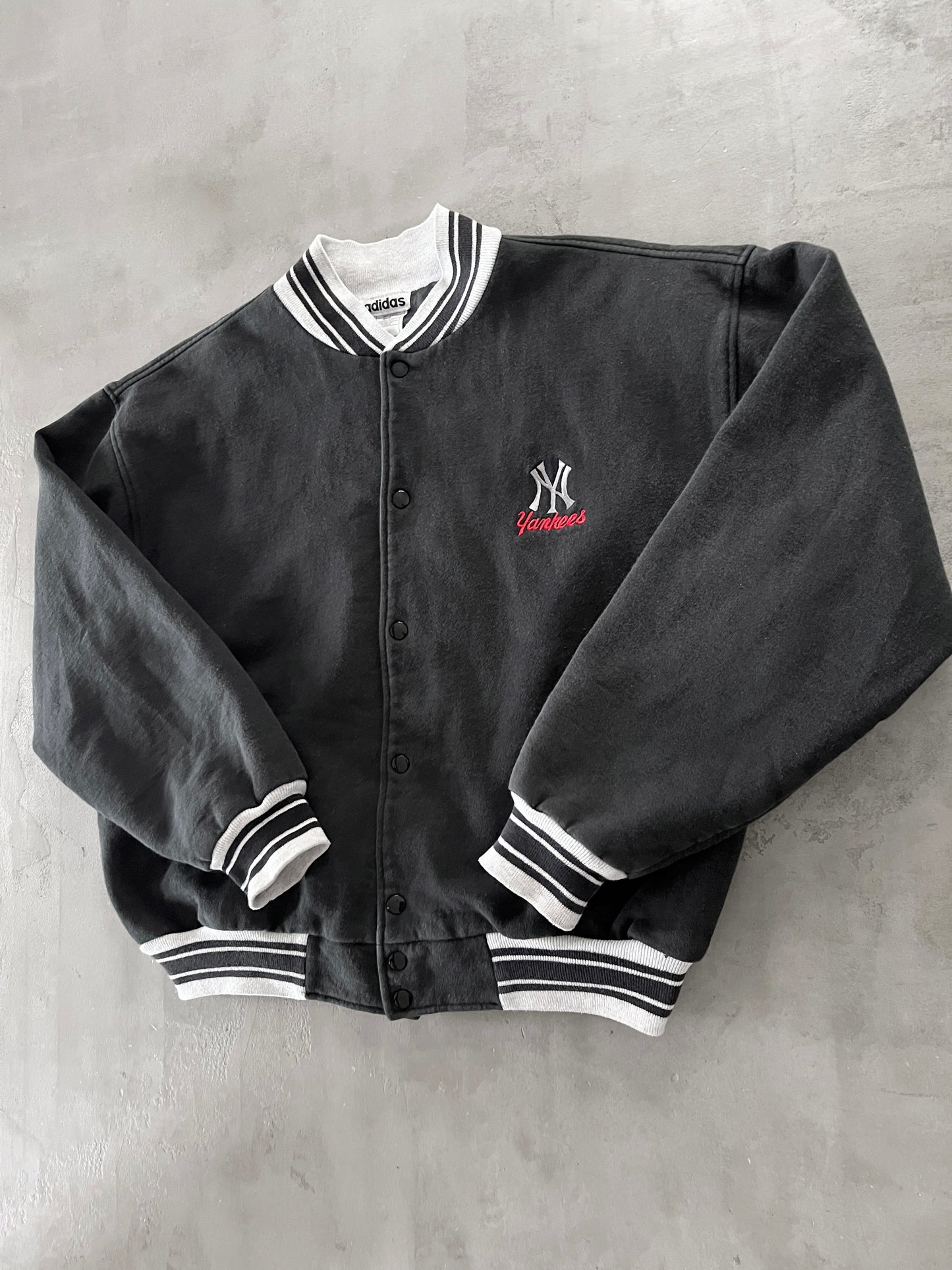 BLACK YANKEES JACKET - 1990S - L