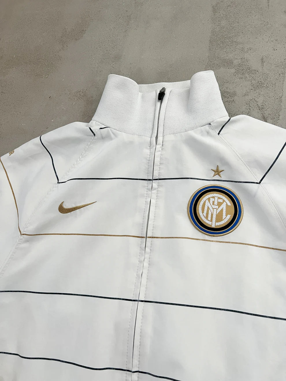 WHITE INTER MILAN NIKE JACKET - 2000S - S