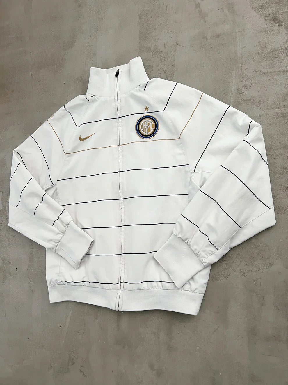 WHITE INTER MILAN NIKE JACKET - 2000S - S