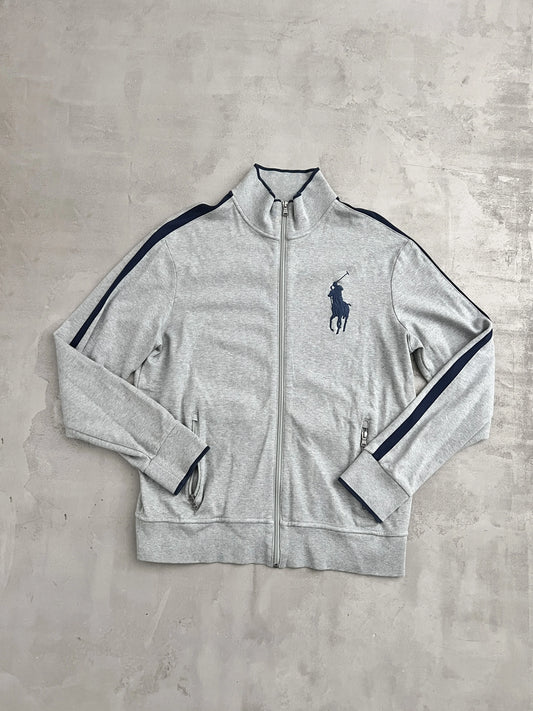 GREY RALPH LAUREN JACKET - 2000S - XL/L
