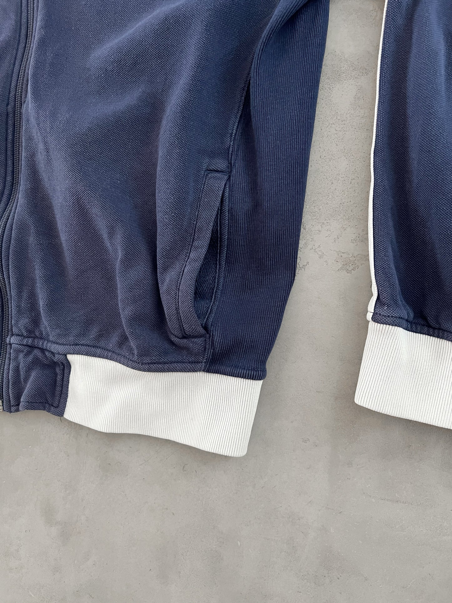 NAVY US OPEN RALPH LAUREN JACKET - 2000S - L