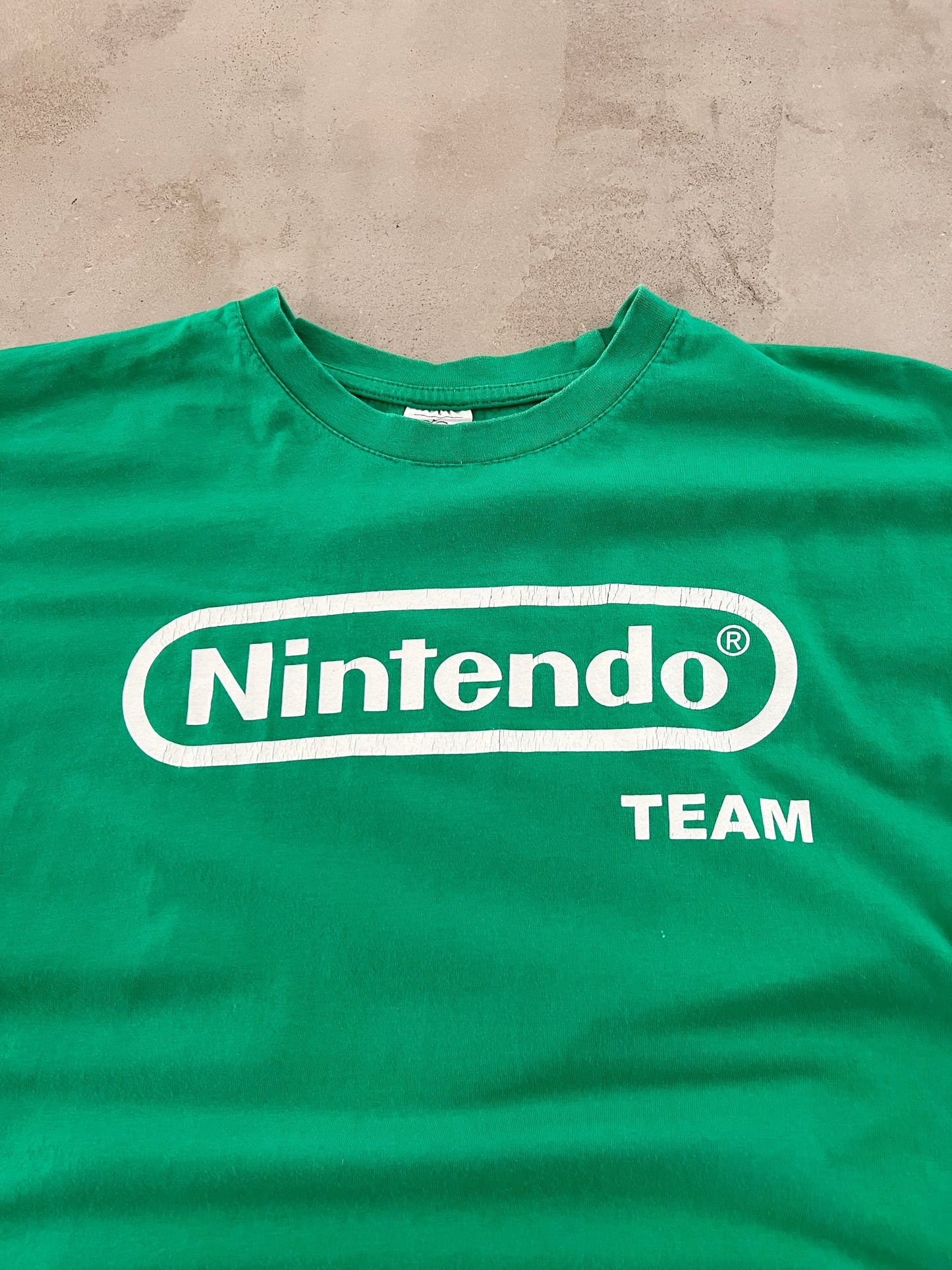 GREEN NINTENDO LUIGI TEE - 2000S - L