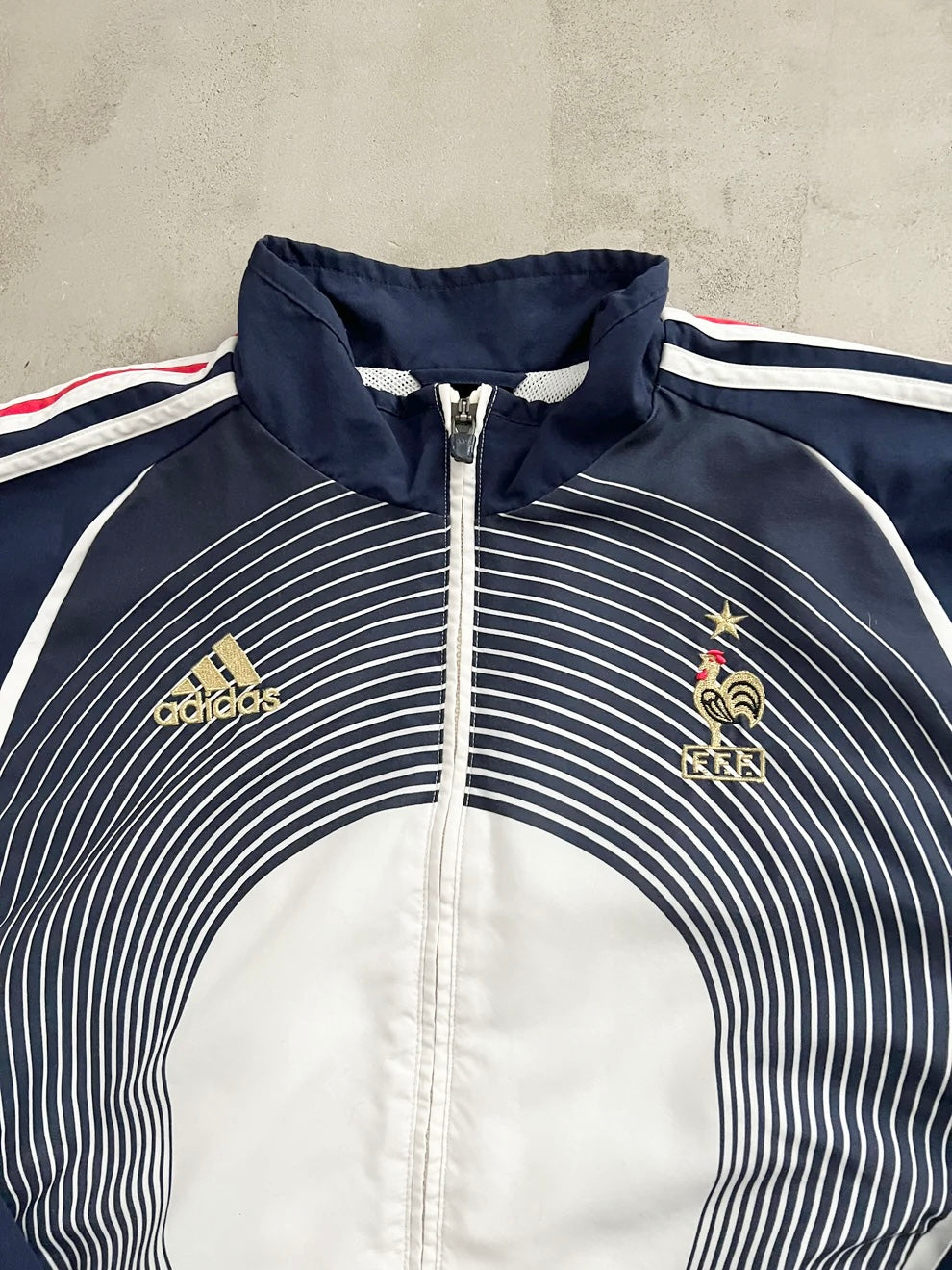 NAVY FRANCE TRACK JACKET - 2000S - S/M