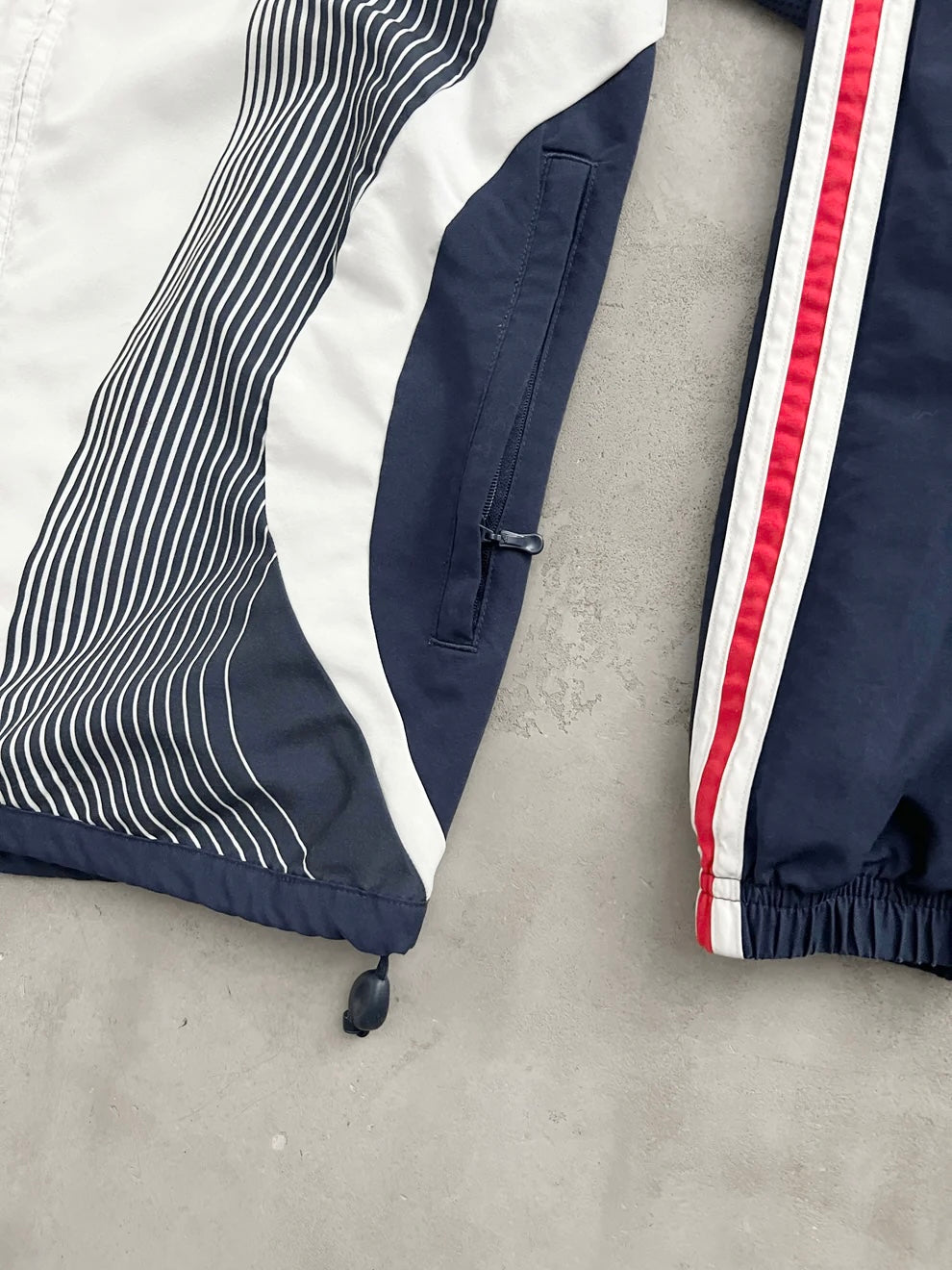 NAVY FRANCE TRACK JACKET - 2000S - S/M