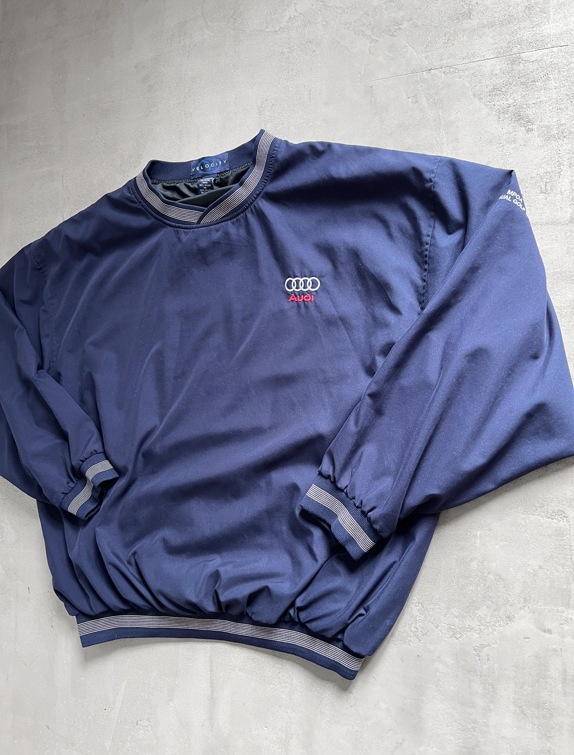 NAVY AUDI GOLF SWEATER - 2000S - XL/XXL