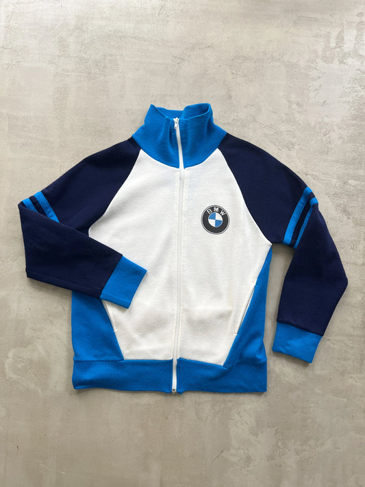 NAVY/WHITE BMW JACKET - 1990S - M/S
