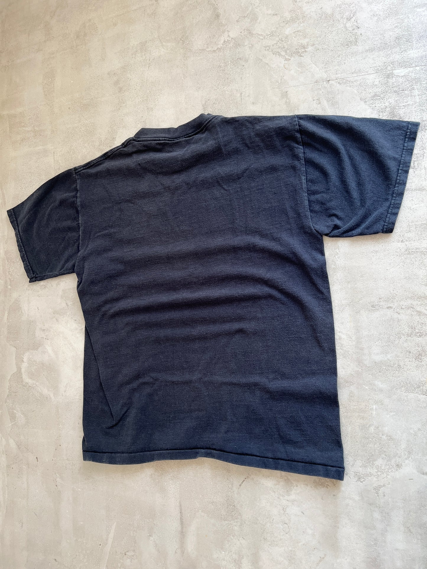 FADED BLACK ROLLS ROYCE TEE - 1990S - L/M