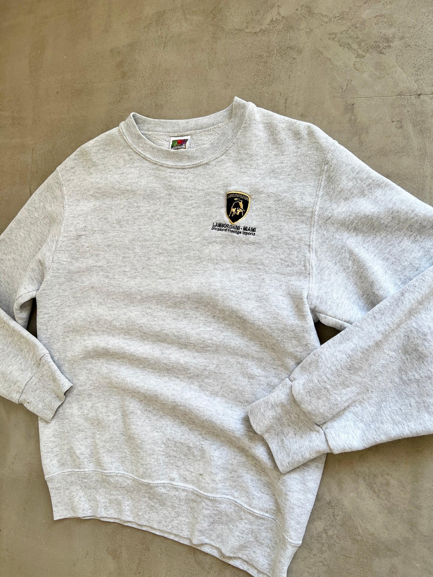 GREY LAMBORGHINI MIAMI SWEATER - 2000S - S