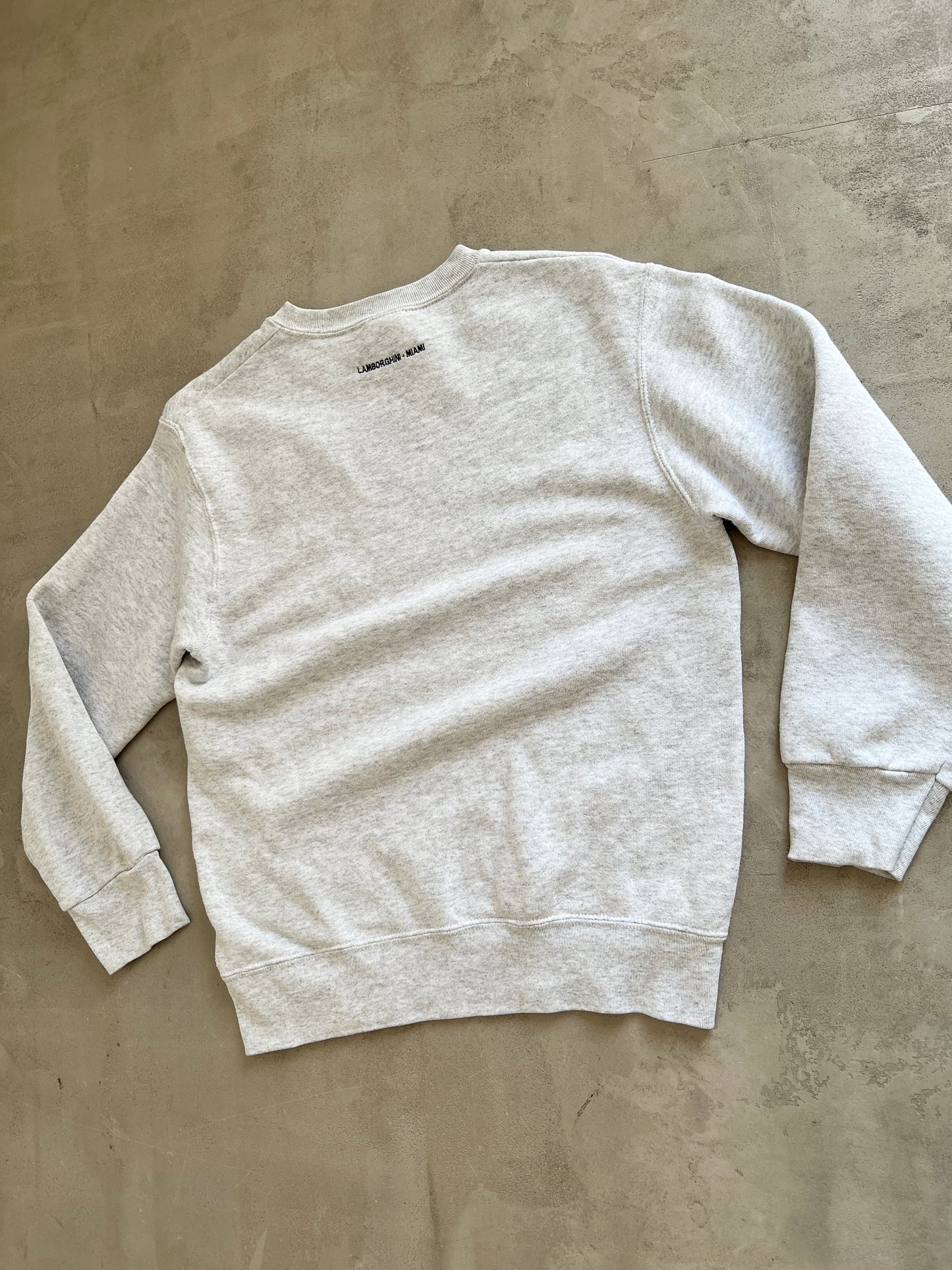 GREY LAMBORGHINI MIAMI SWEATER - 2000S - S