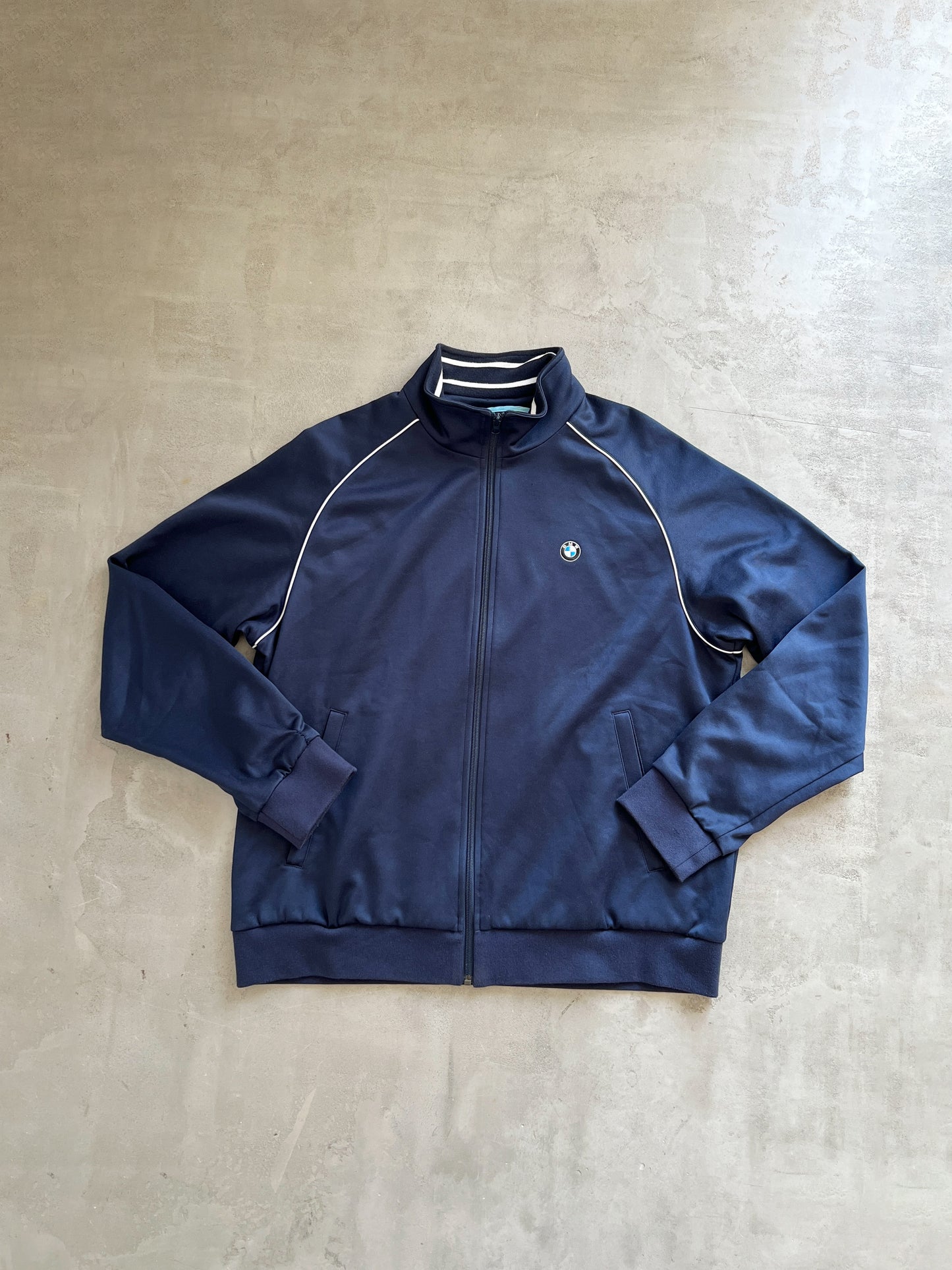 NAVY BMW JACKET - 2000S - XL