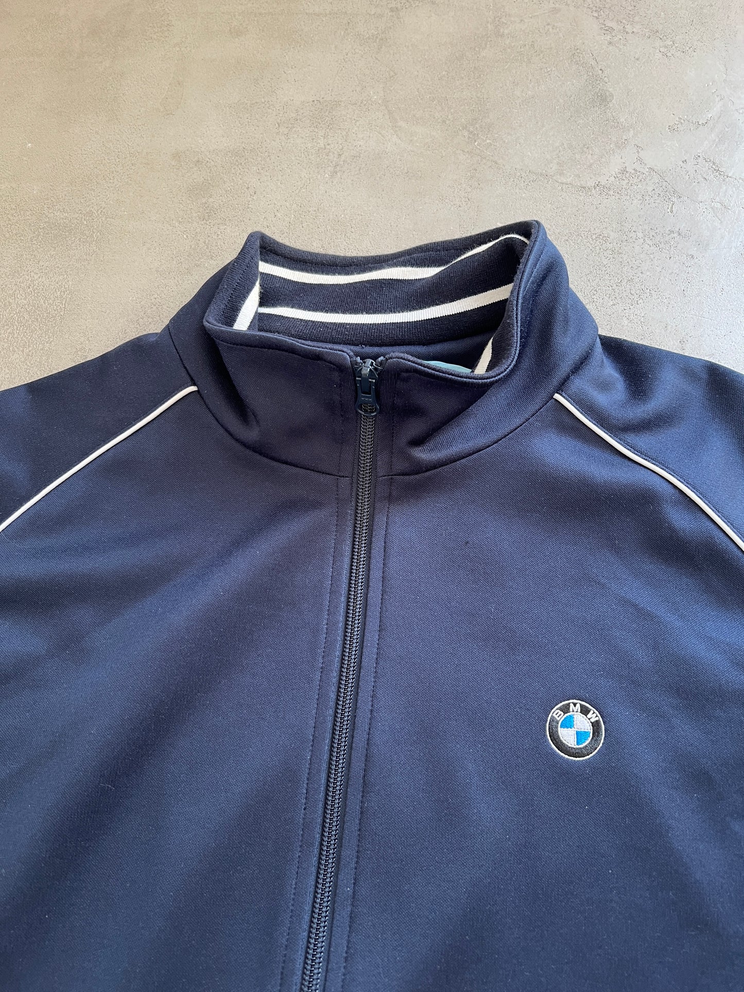 NAVY BMW JACKET - 2000S - XL