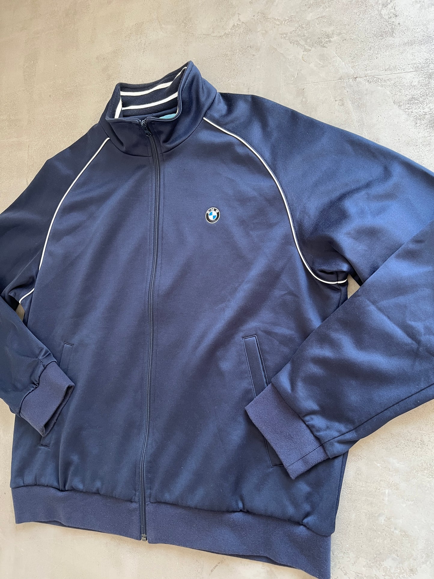 NAVY BMW JACKET - 2000S - XL