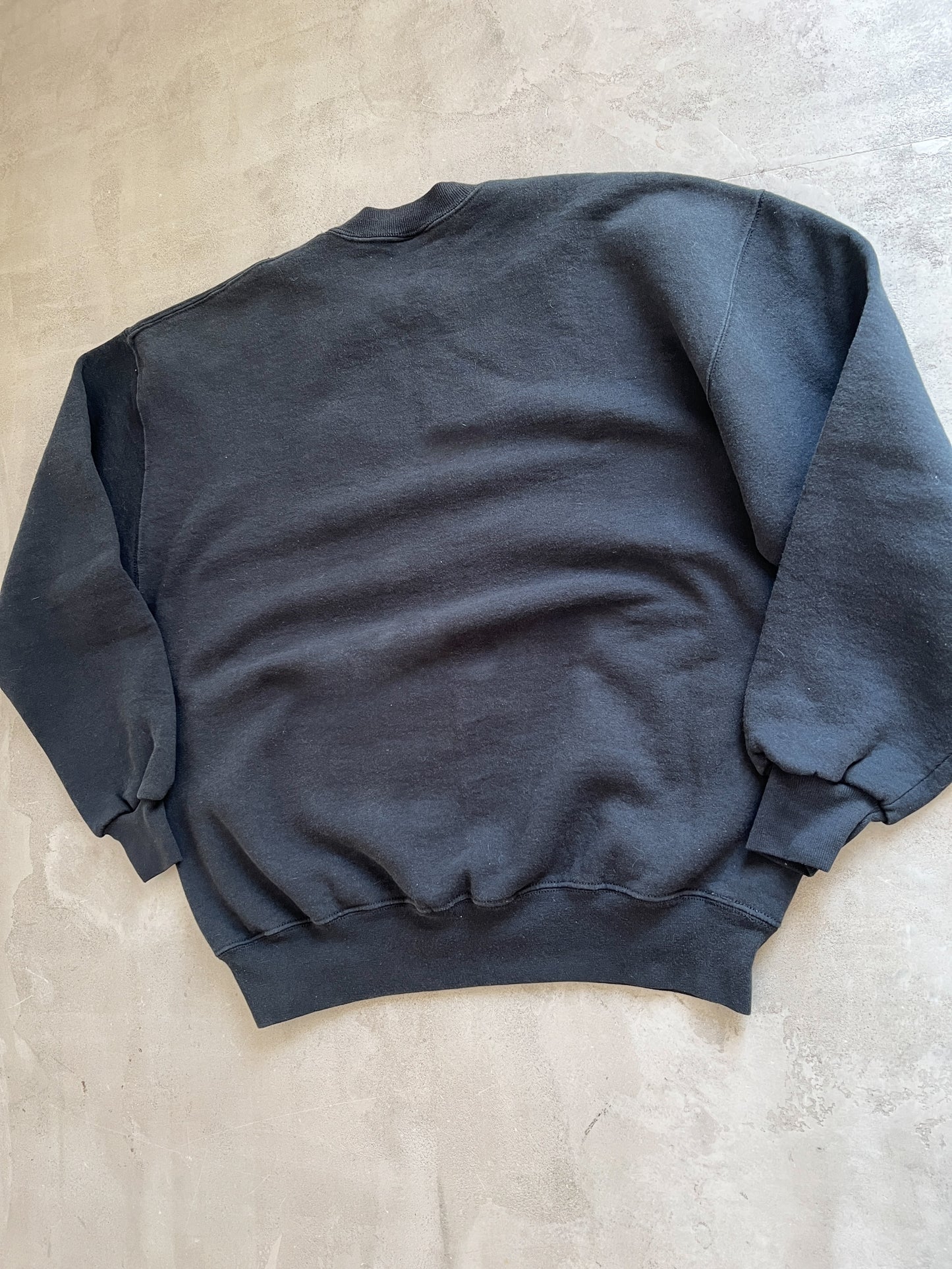 BLACK NOKIA SWEATER - 1990S - L