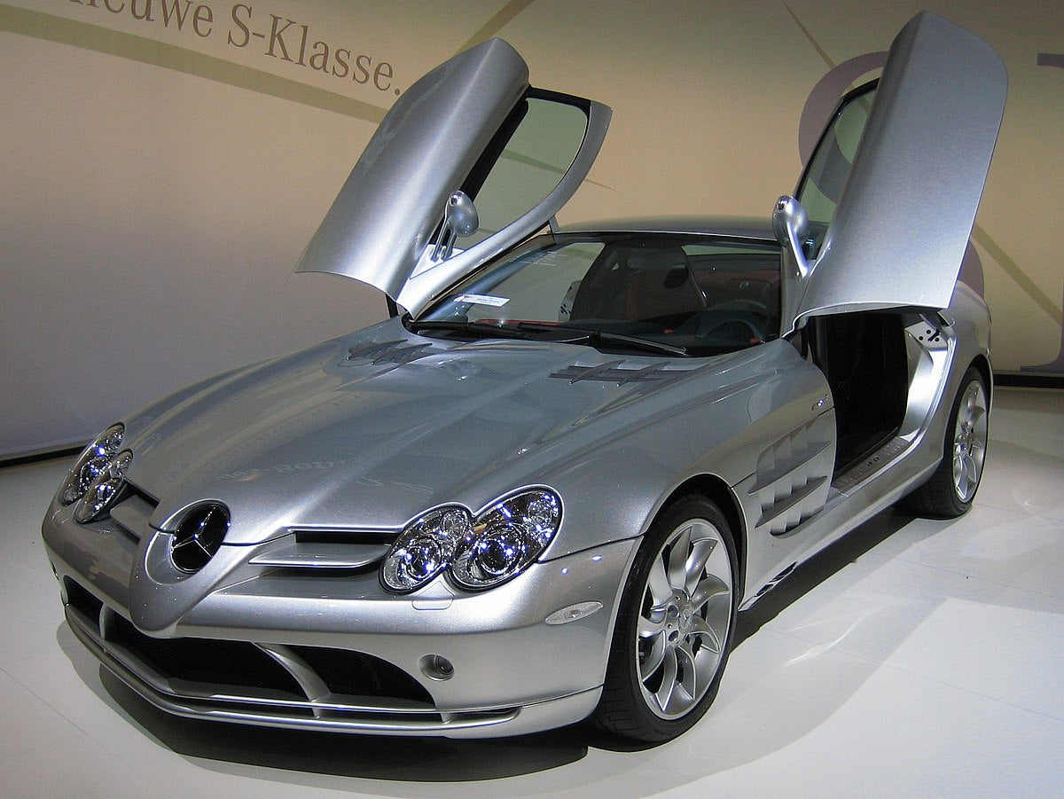 BLACK MERCEDES BENZ SLR MCLAREN JACKET - 2000S - XL/L