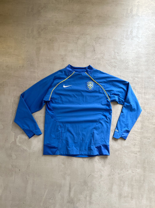 BLUE BRAZIL NIKE LONGSLEEVE - 2000S - S