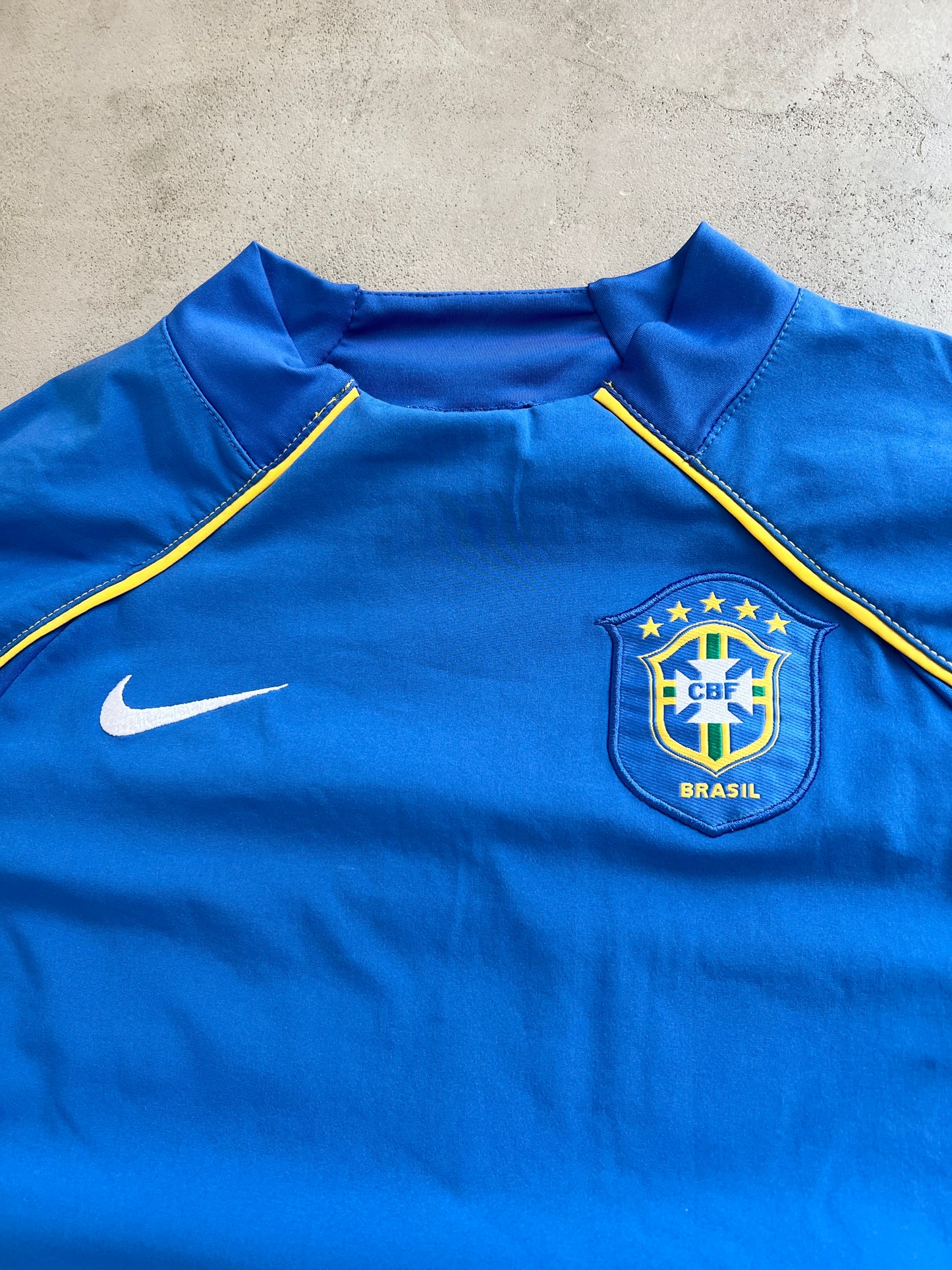 BLUE BRAZIL NIKE LONGSLEEVE - 2000S - S