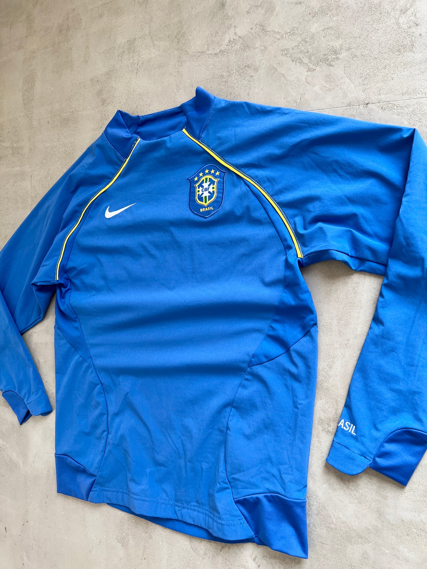 BLUE BRAZIL NIKE LONGSLEEVE - 2000S - S
