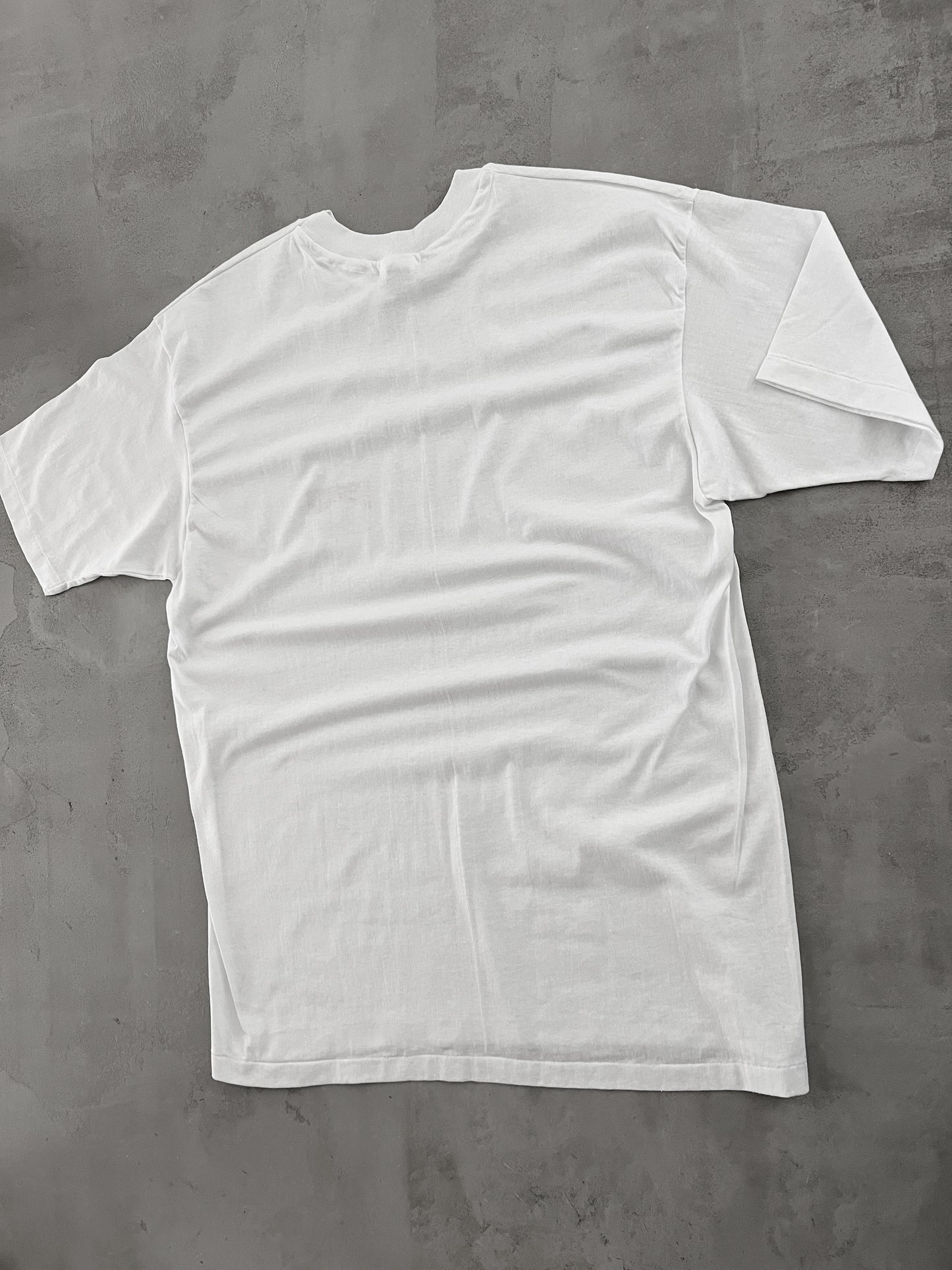 WHITE MARLBORO RACING TEE - 1990S - XL