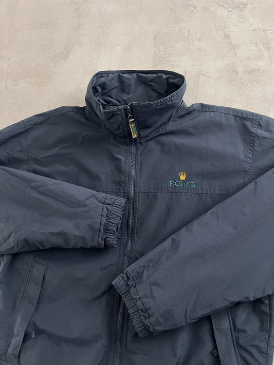 NAVY ROLEX YACHT JACKET - 2000S - M