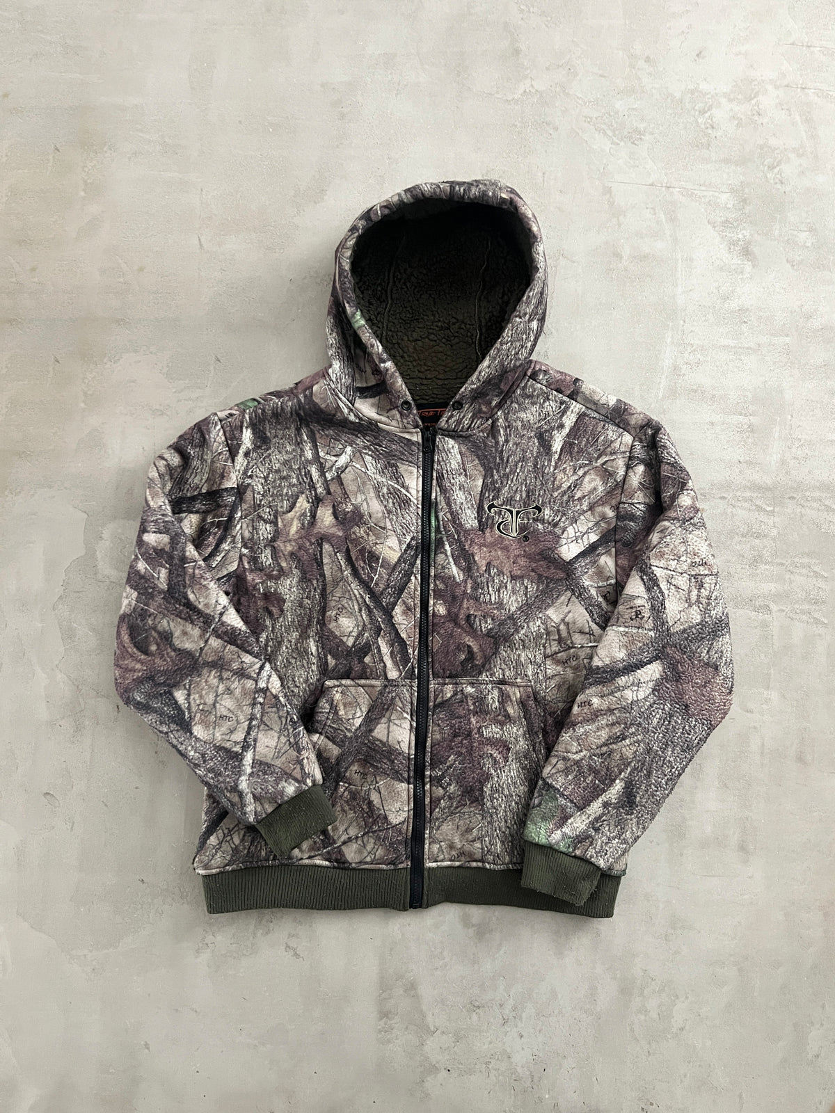 CAMO REALTREE FLEECE ZIP HOODIE - 1990S - M