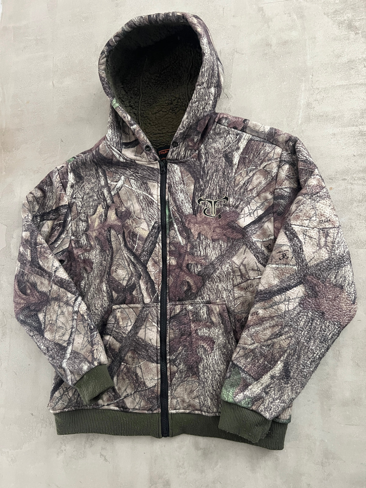 CAMO REALTREE FLEECE ZIP HOODIE - 1990S - M
