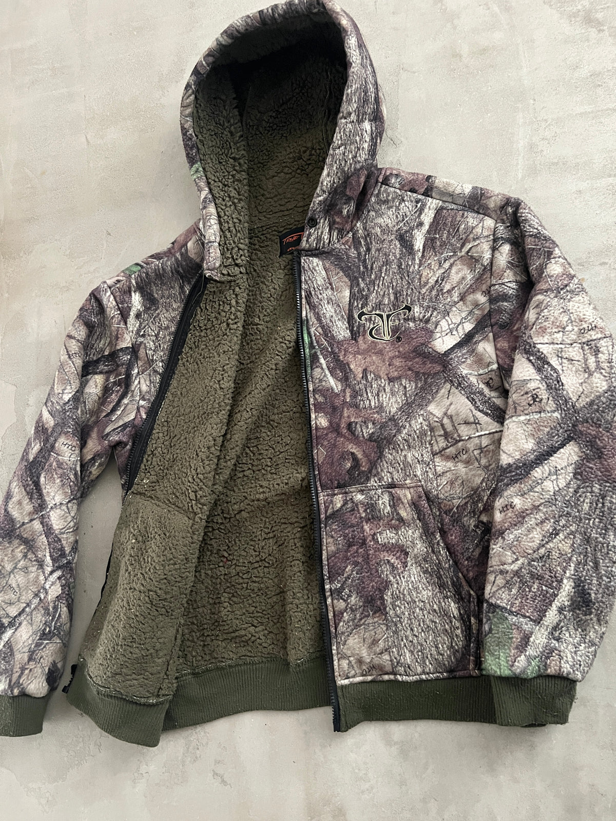 CAMO REALTREE FLEECE ZIP HOODIE - 1990S - M