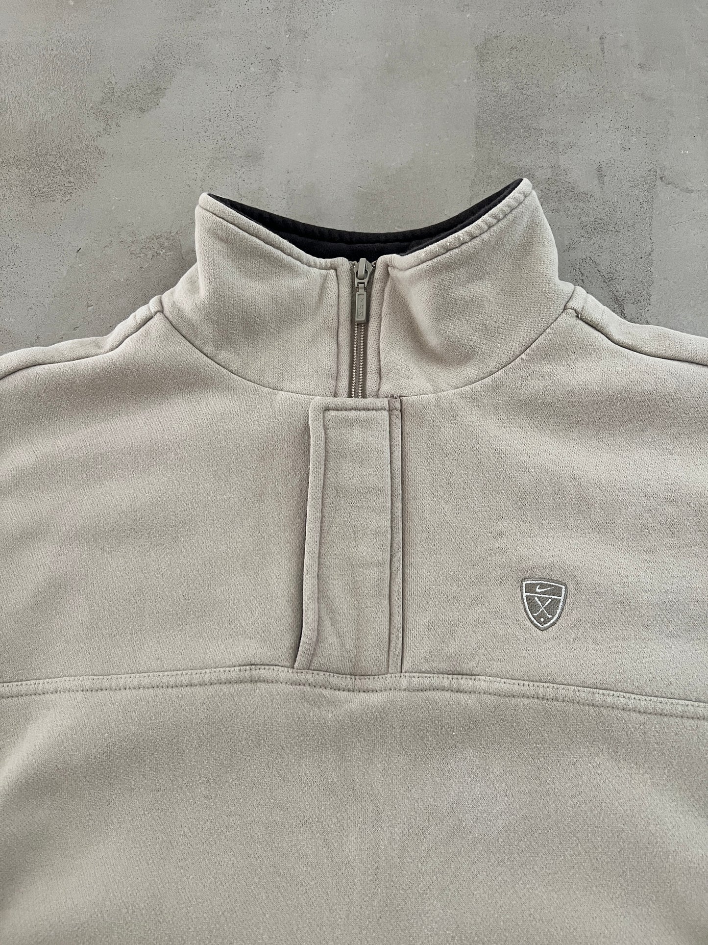 CREME NIKE GOLF HALFZIP - 2000S - M