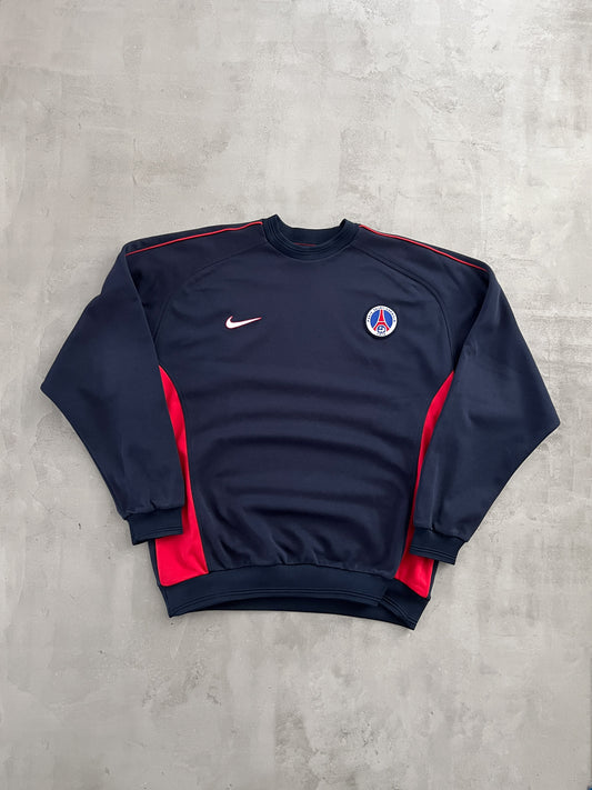 NAVY PSG NIKE SWEATER - 2000S - M/L