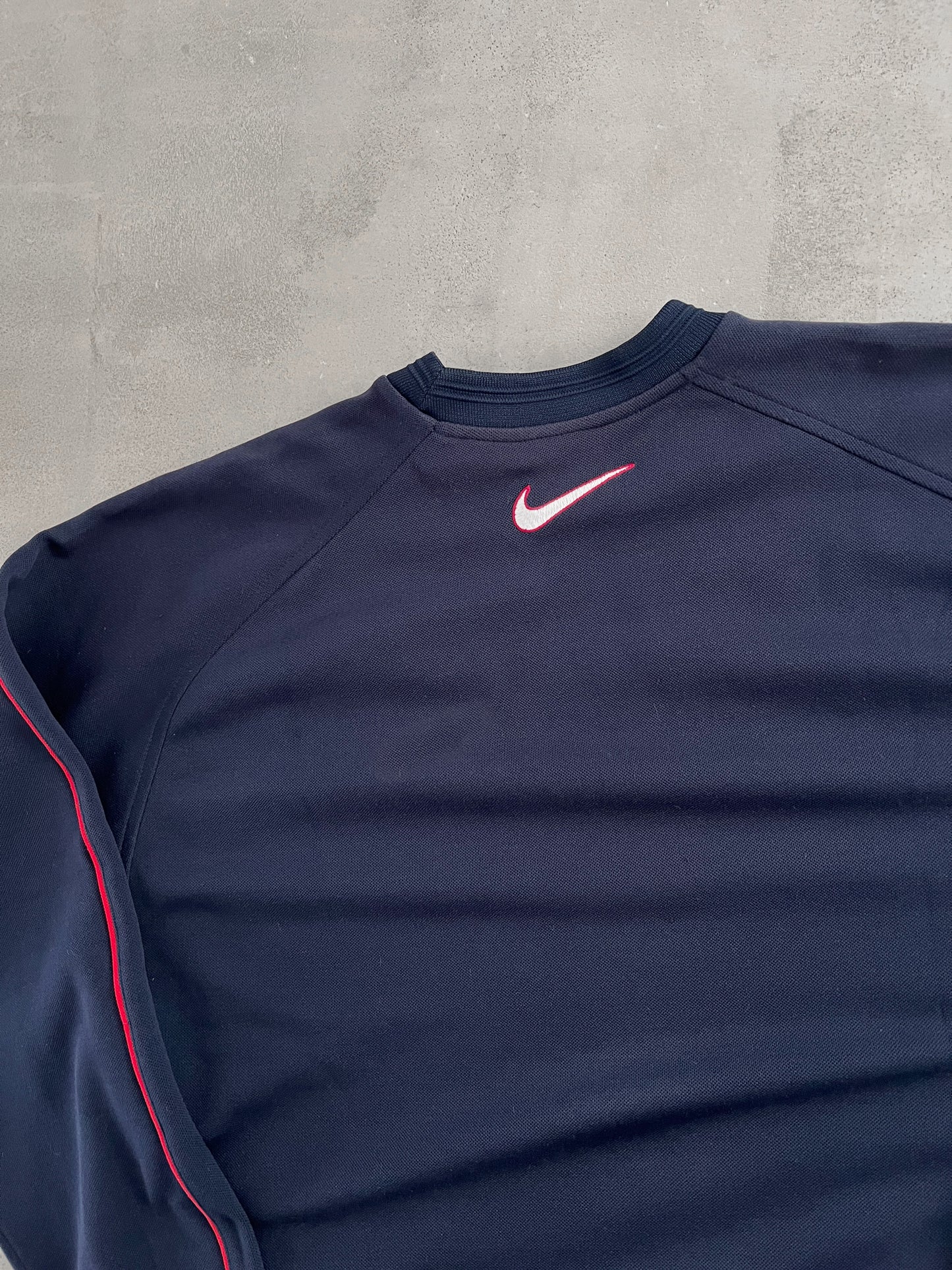 NAVY PSG NIKE SWEATER - 2000S - M/L