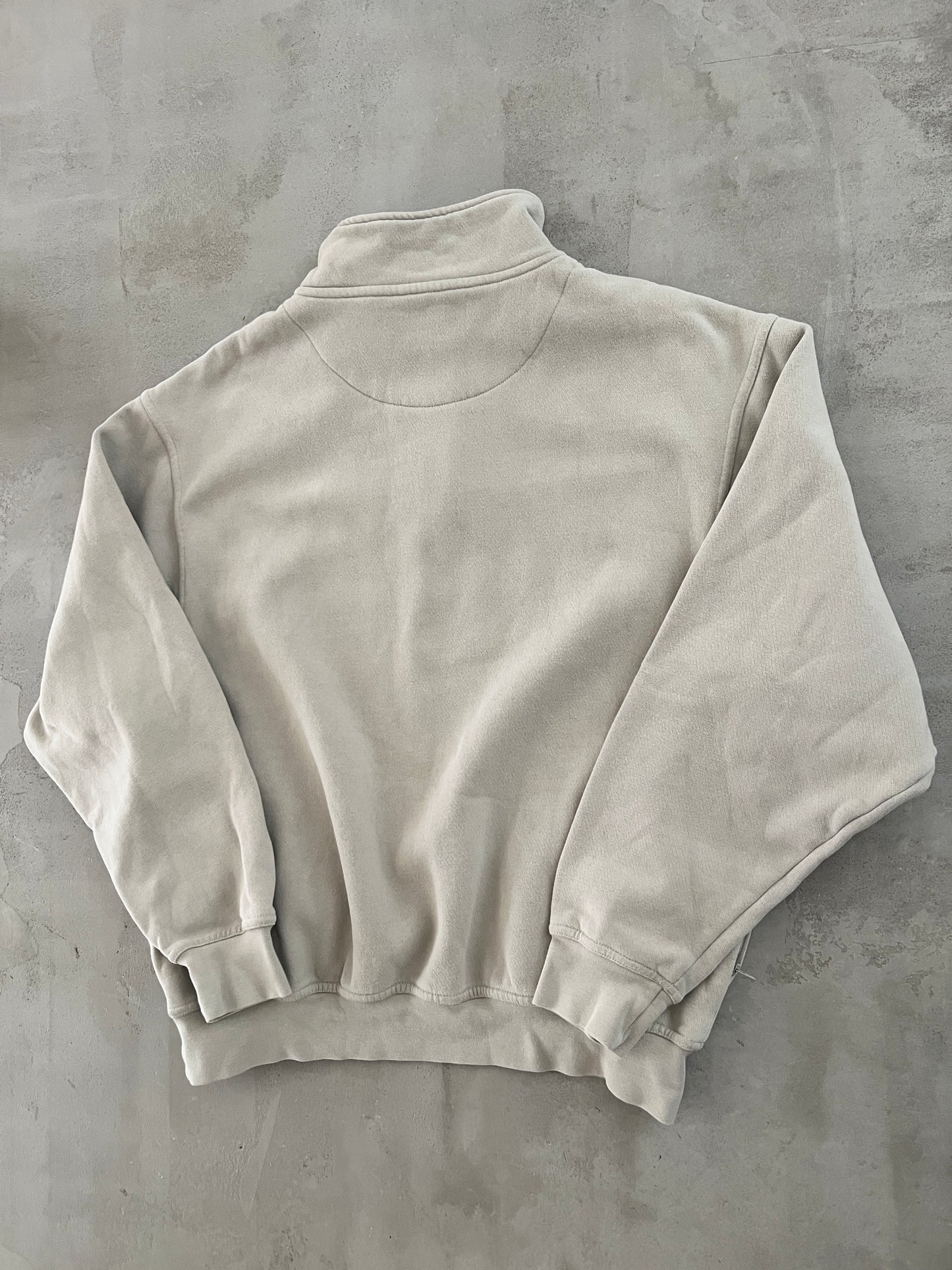 CREME NIKE GOLF HALFZIP - 2000S - M