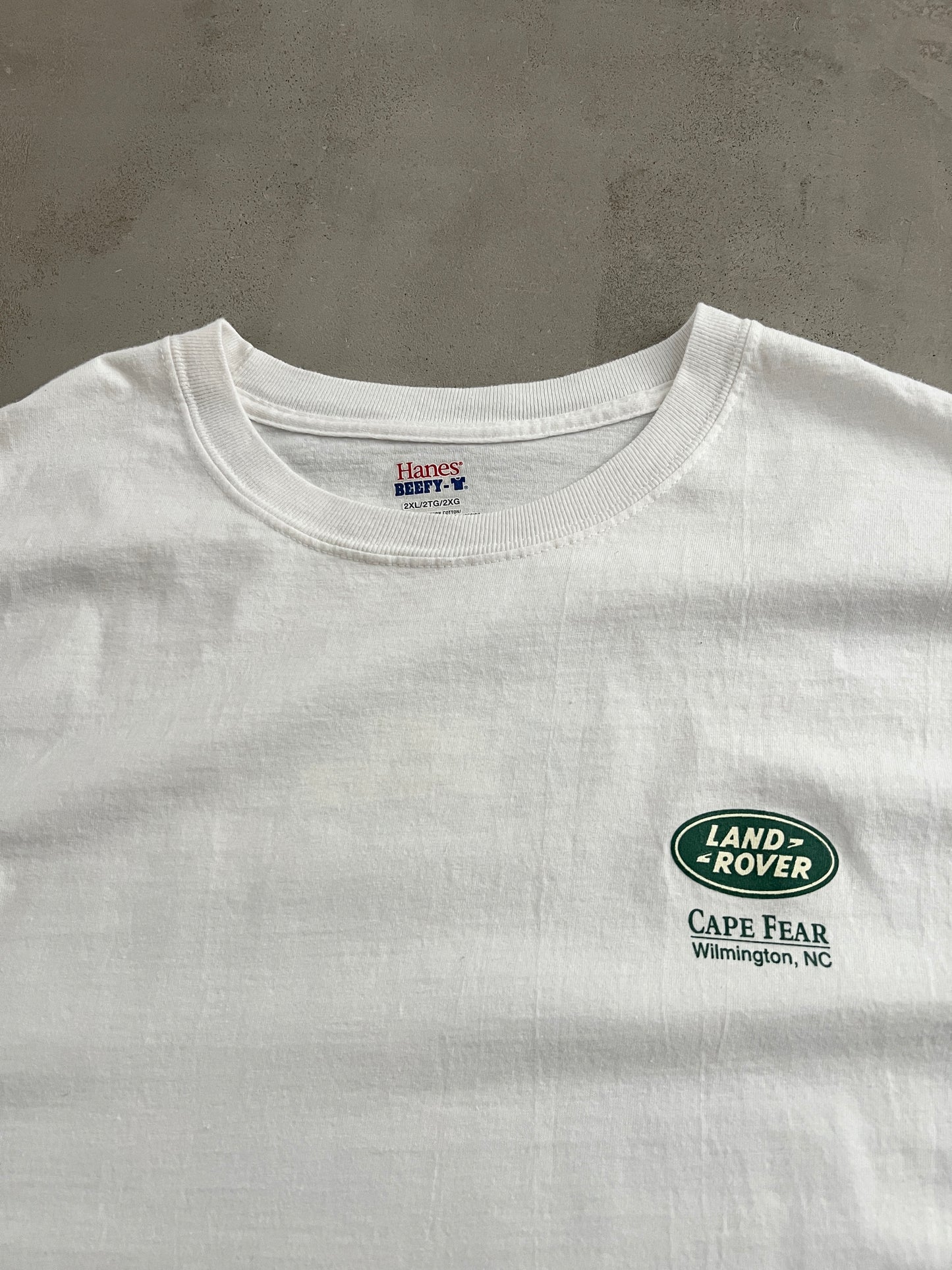 WHITE LAND ROVER PROMO TEE - 2000S - XXL/XL