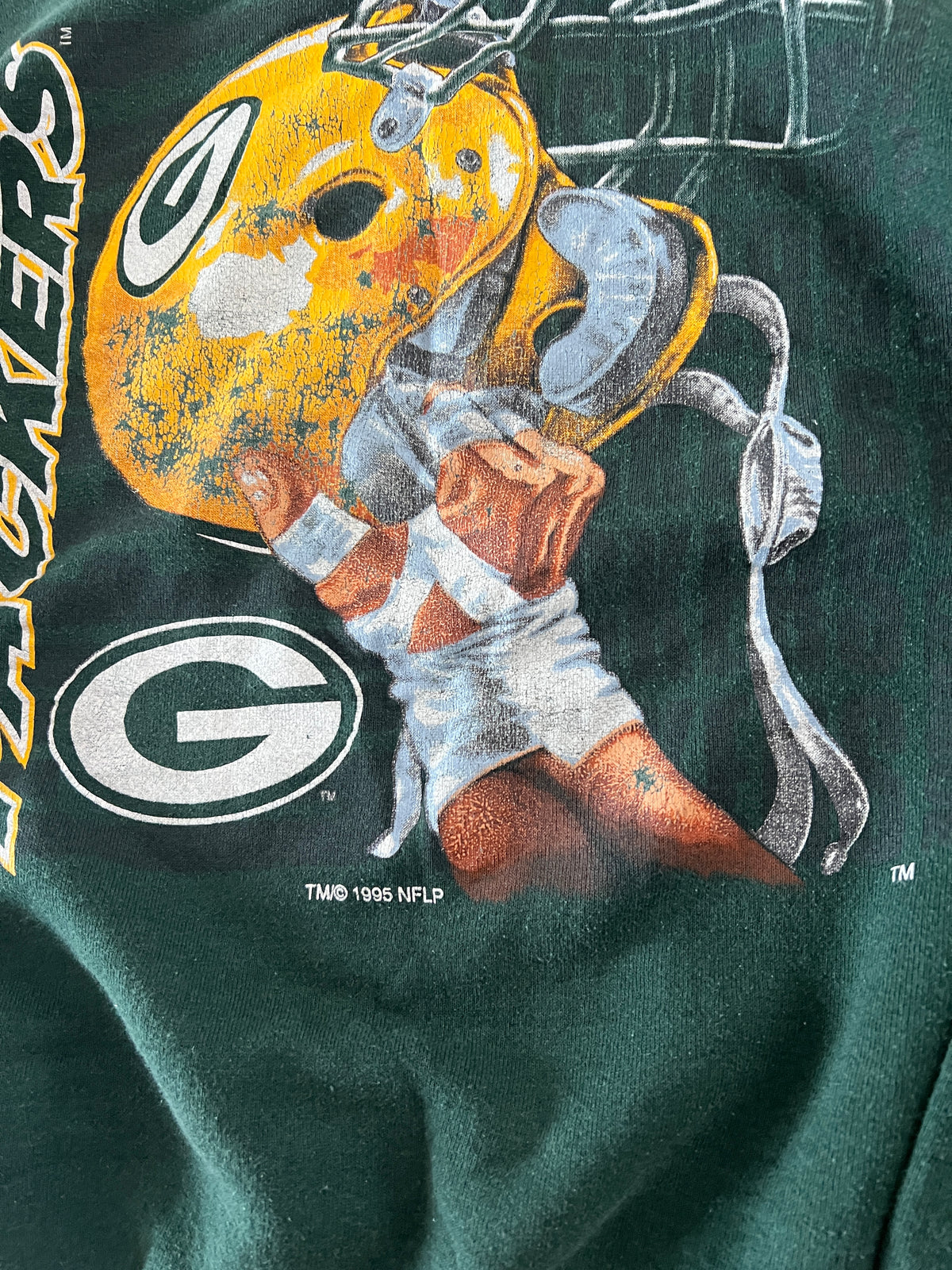 GREENBAY PACKERS NFL SWEATER - 1996 - M