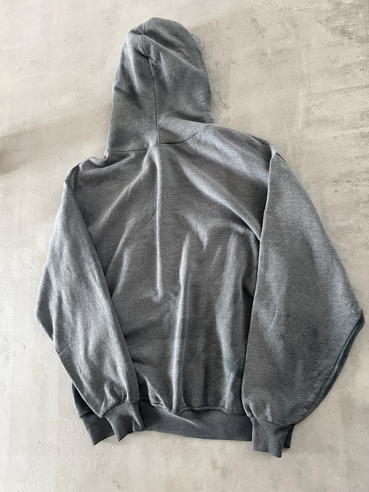 FADED GREY HOODIE - 1990S - L/M