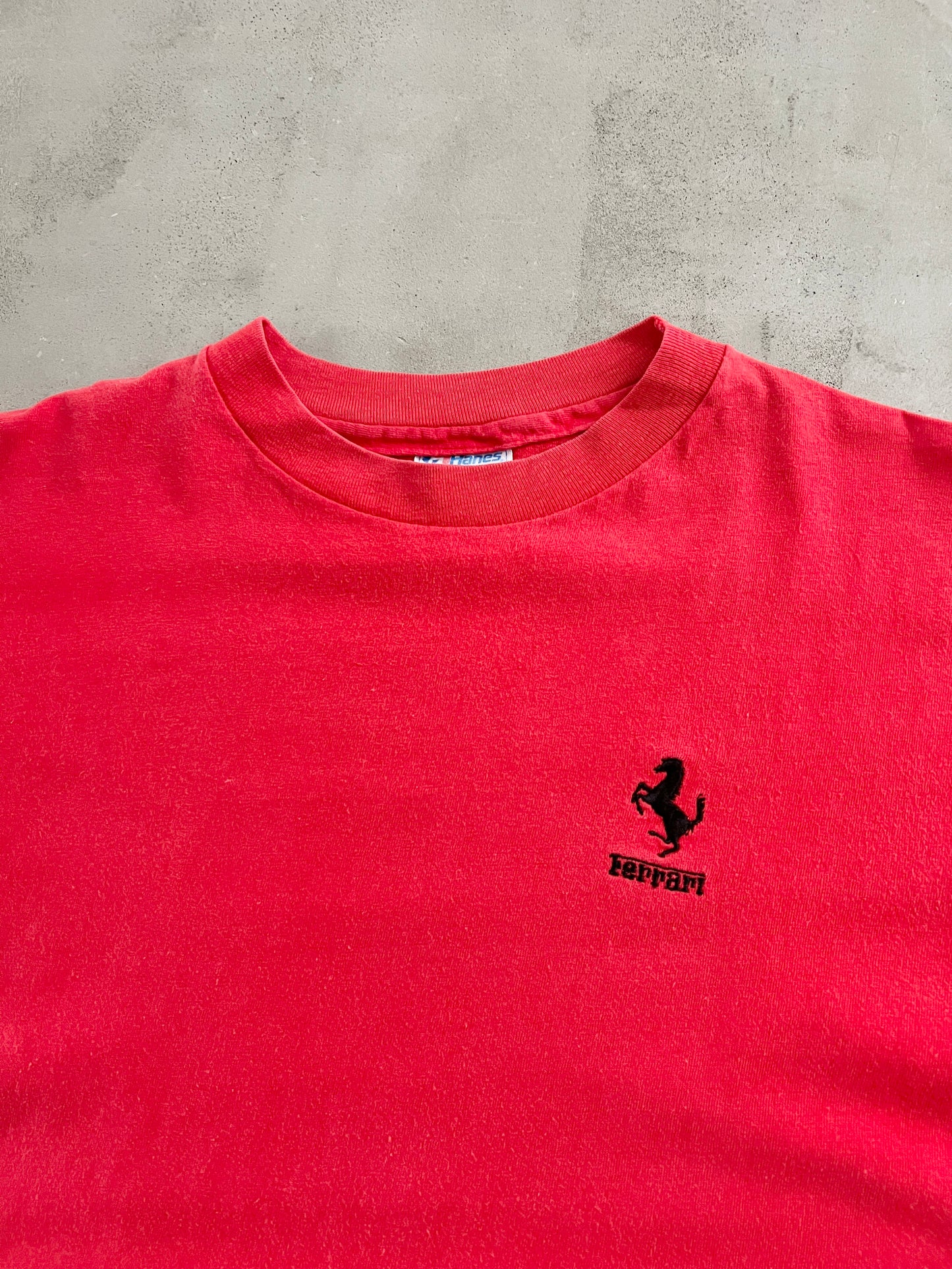 RED FERRARI TEE - 1990S - M/L