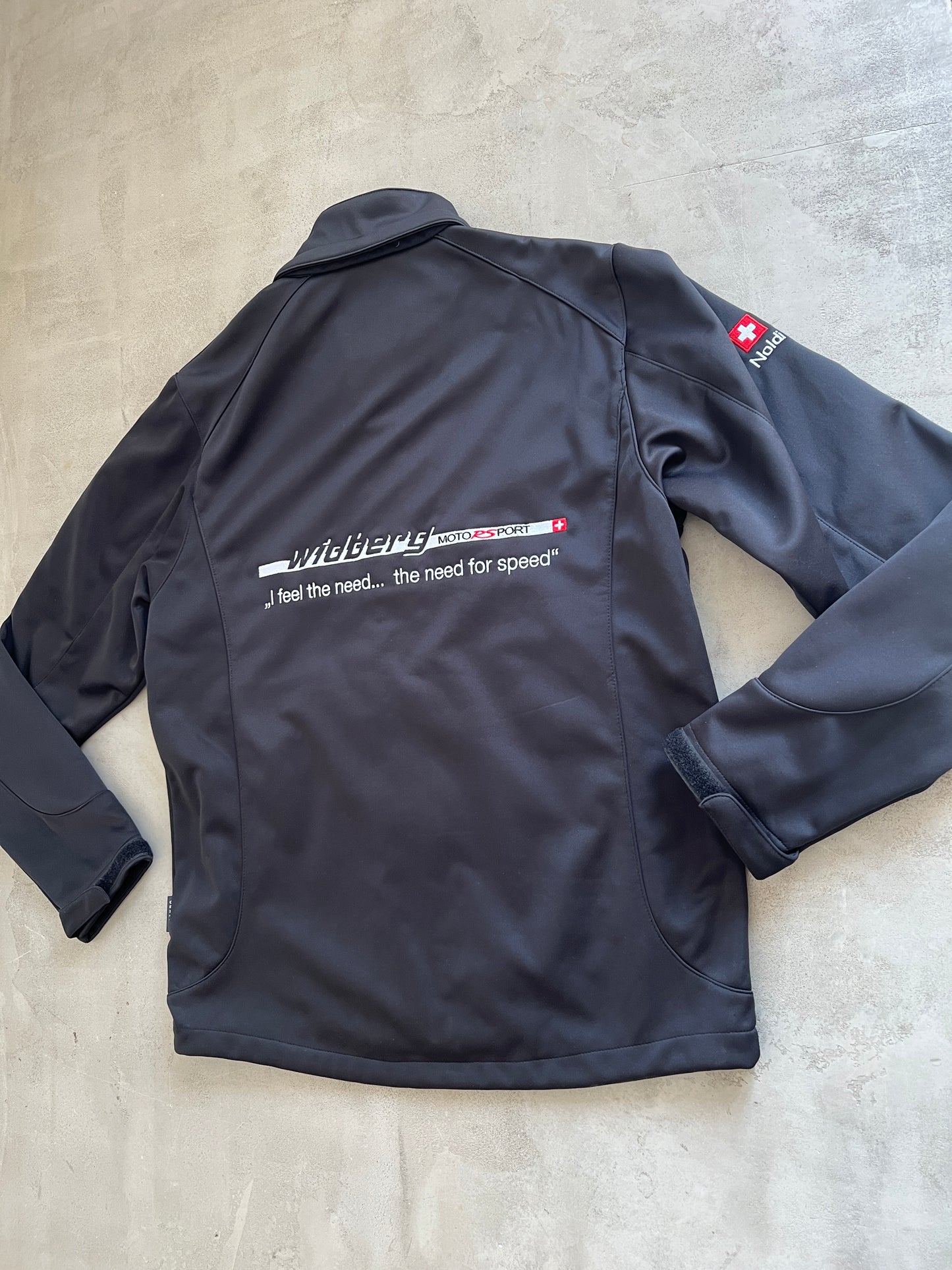 BLACK PORSCHE RACING JACKET - 2000S - L/M