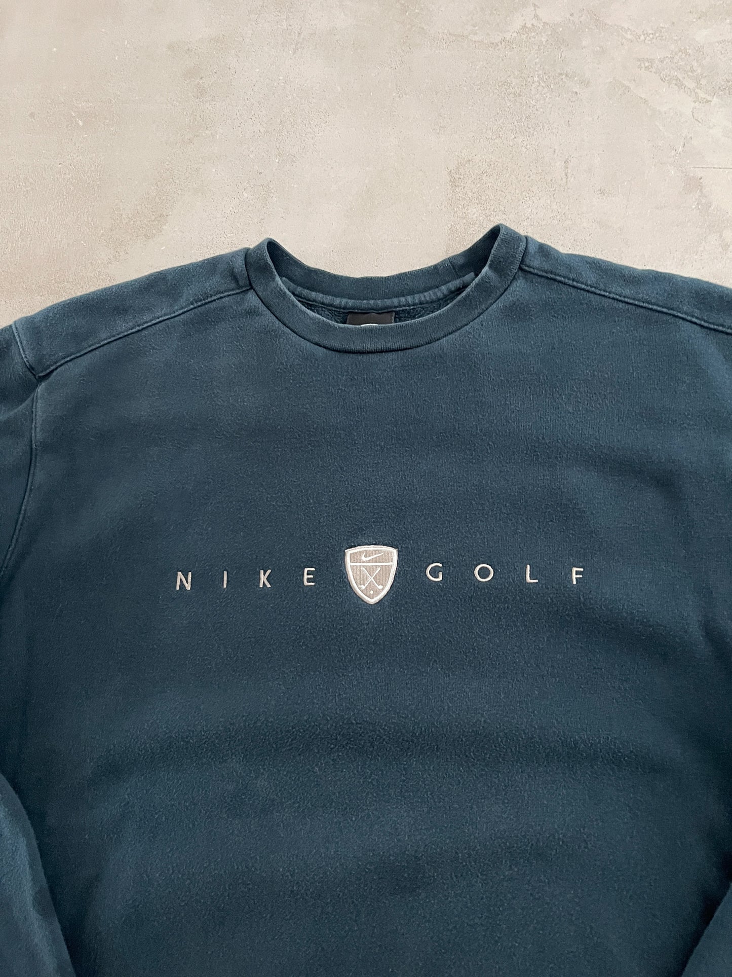 NAVY NIKE GOLF SWEATER - 2000S - L