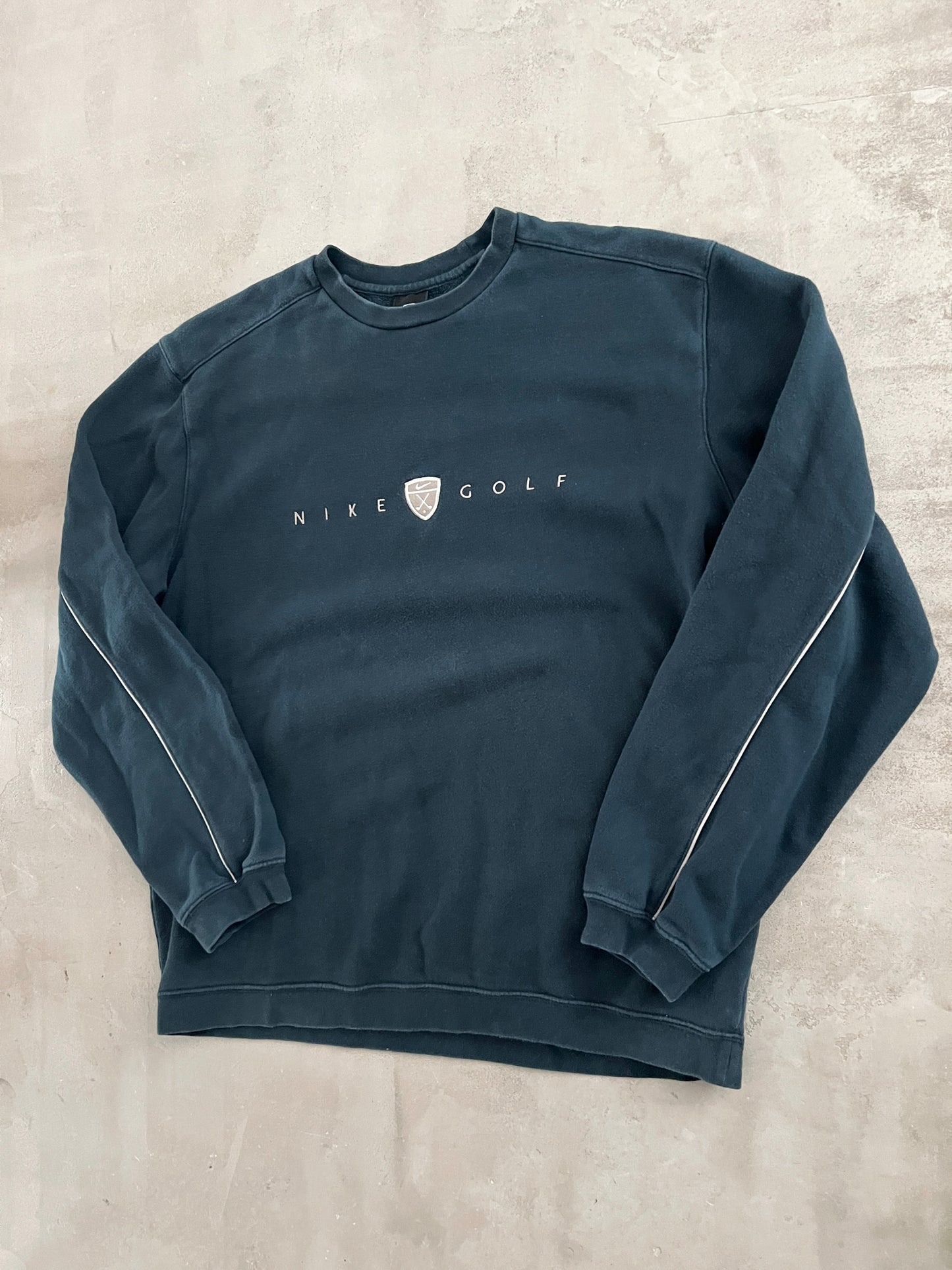 NAVY NIKE GOLF SWEATER - 2000S - L