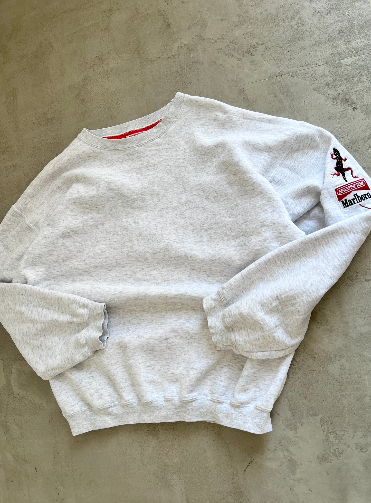 GREY MARLBORO SWEATER - 1990S - L/XL