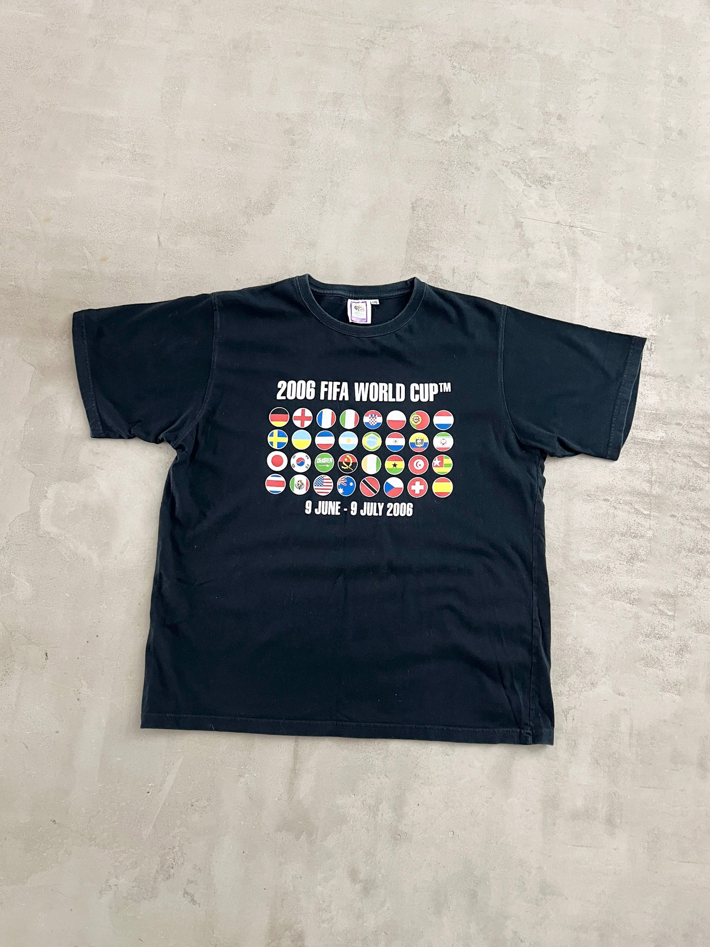 BLACK WORLD CUP 2006 TEE - M
