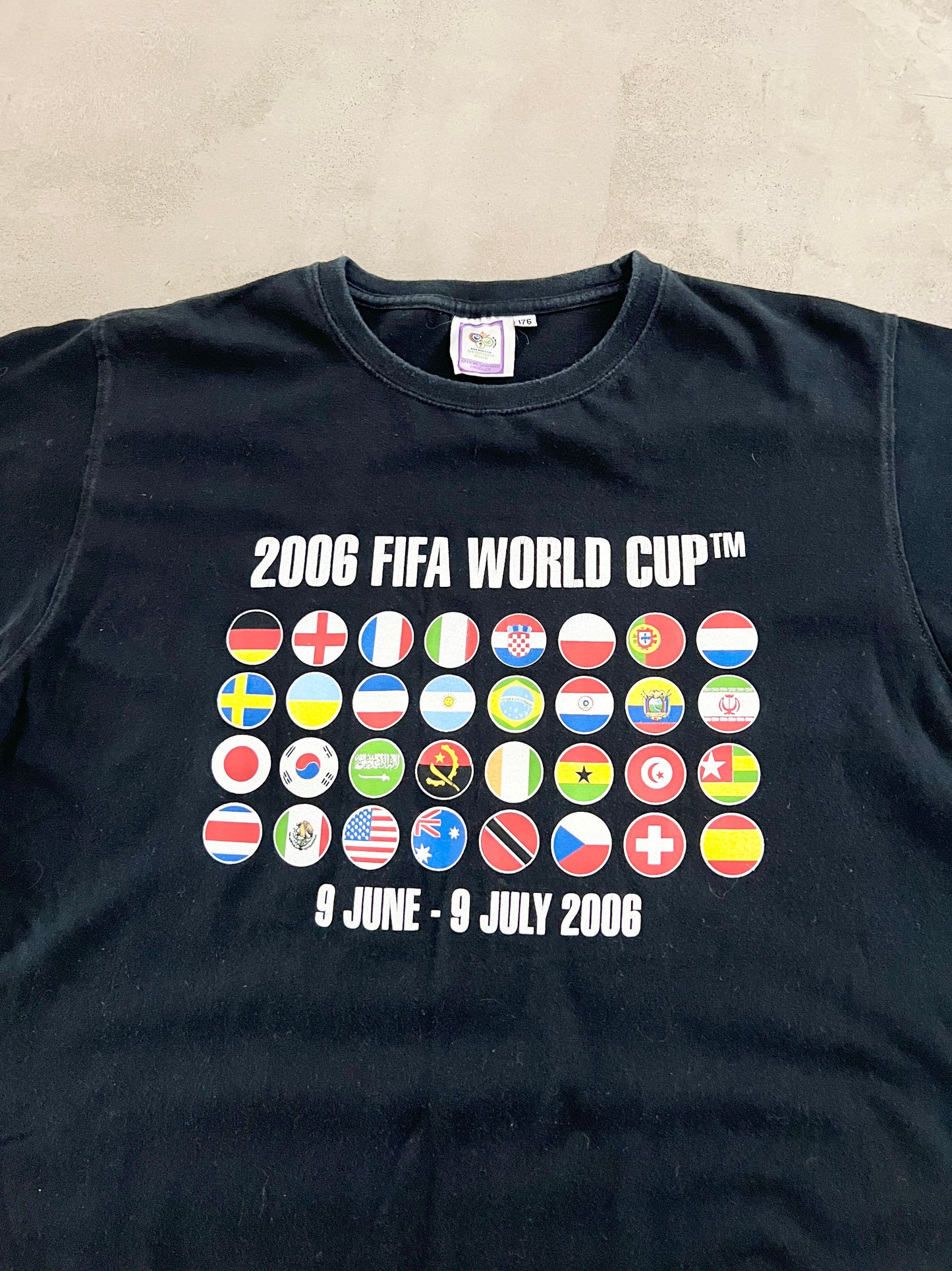 BLACK WORLD CUP 2006 TEE - M