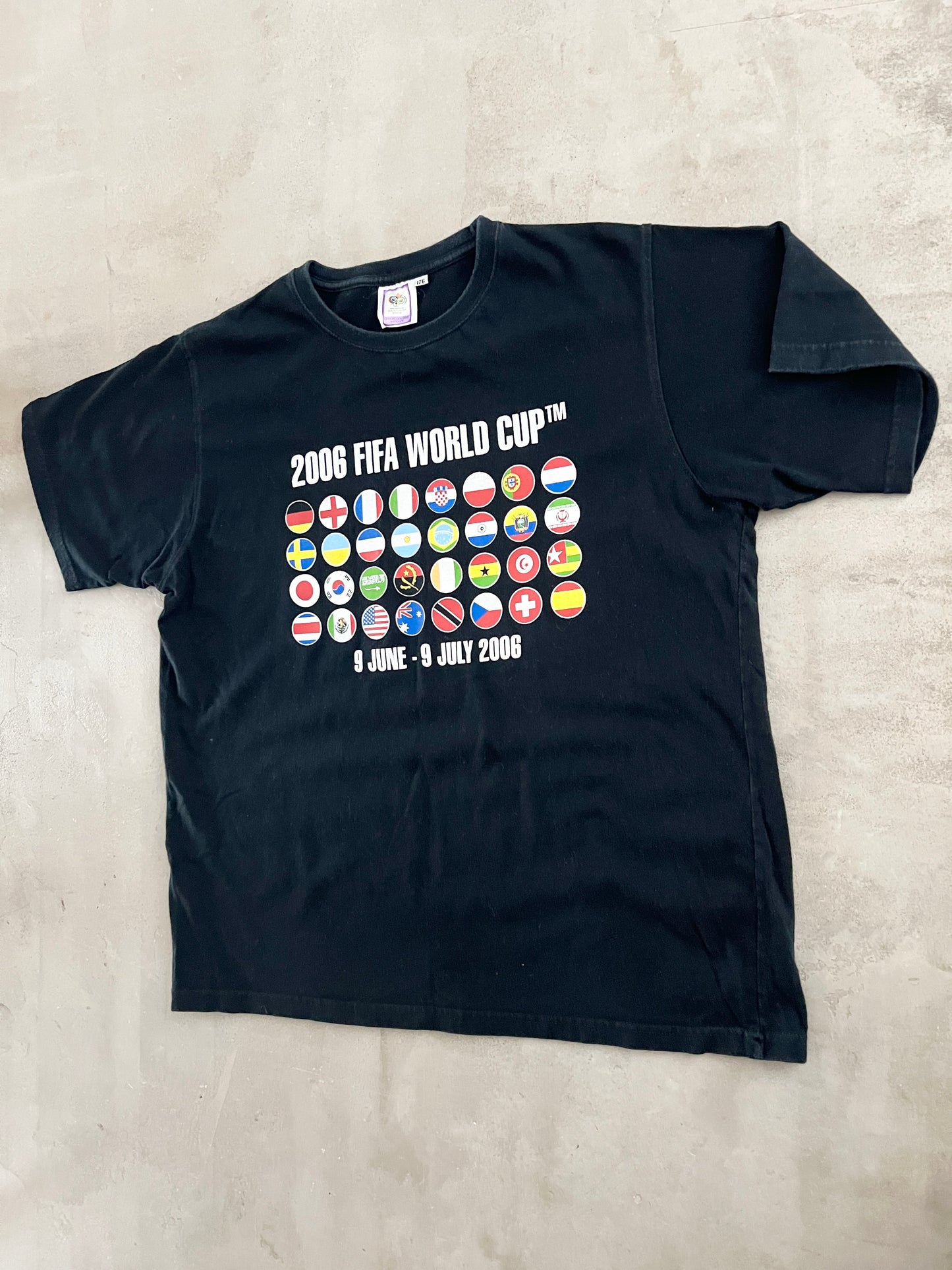 BLACK WORLD CUP 2006 TEE - M